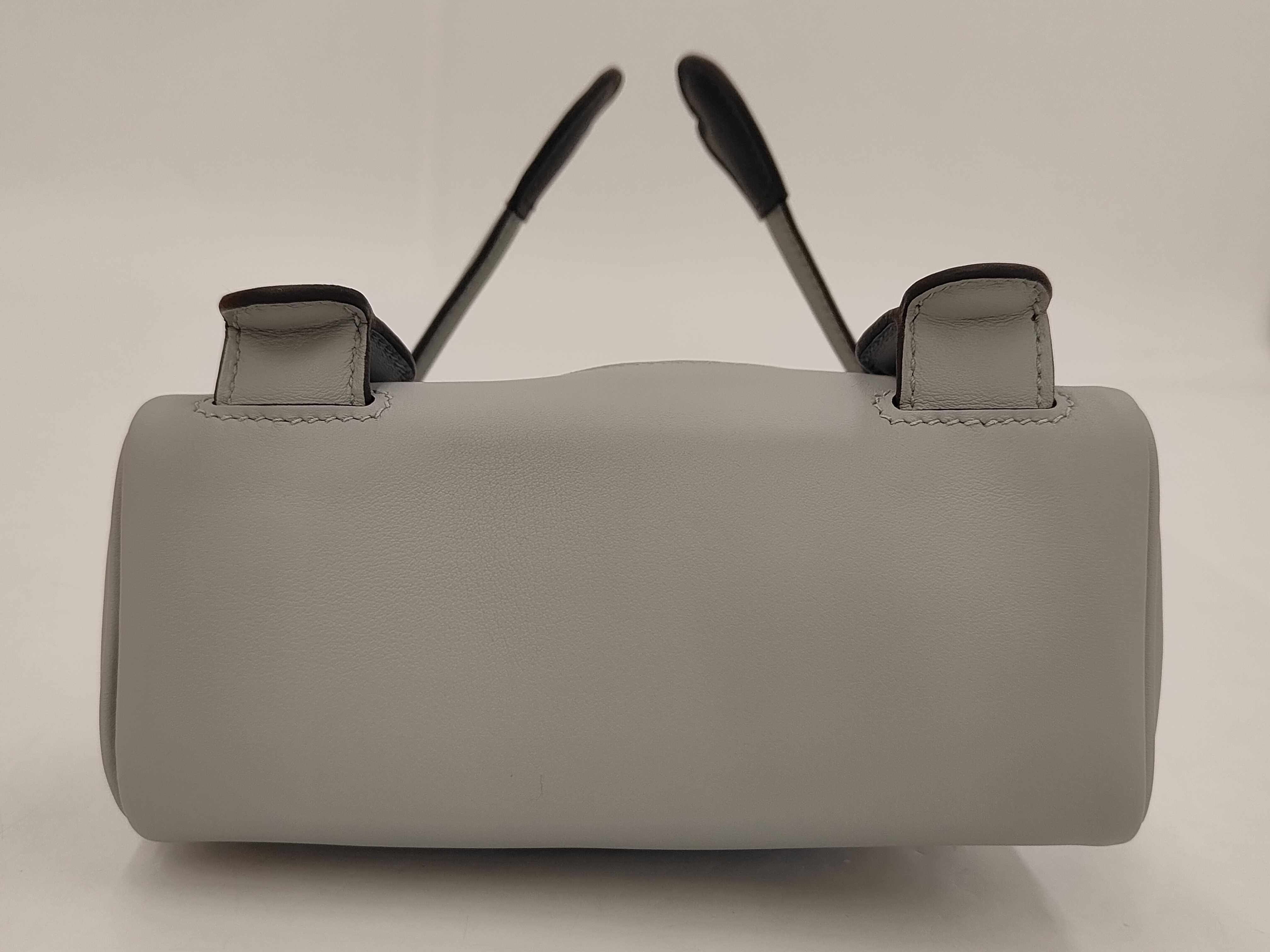 Kelly Doll Blue Classie Swift Silver Hardware G Stamp Handbag — view 3