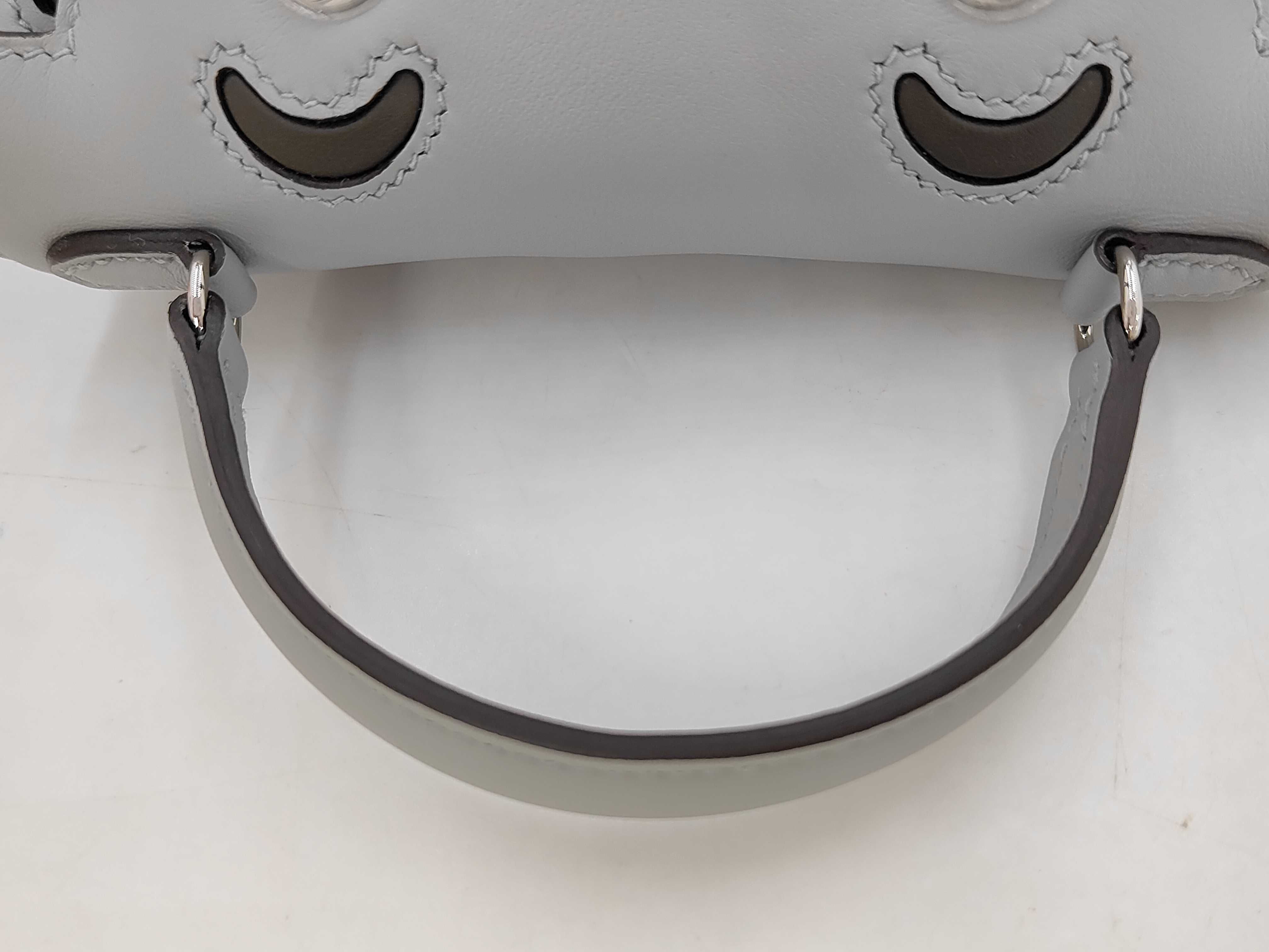 Kelly Doll Blue Classie Swift Silver Hardware G Stamp Handbag — view 5