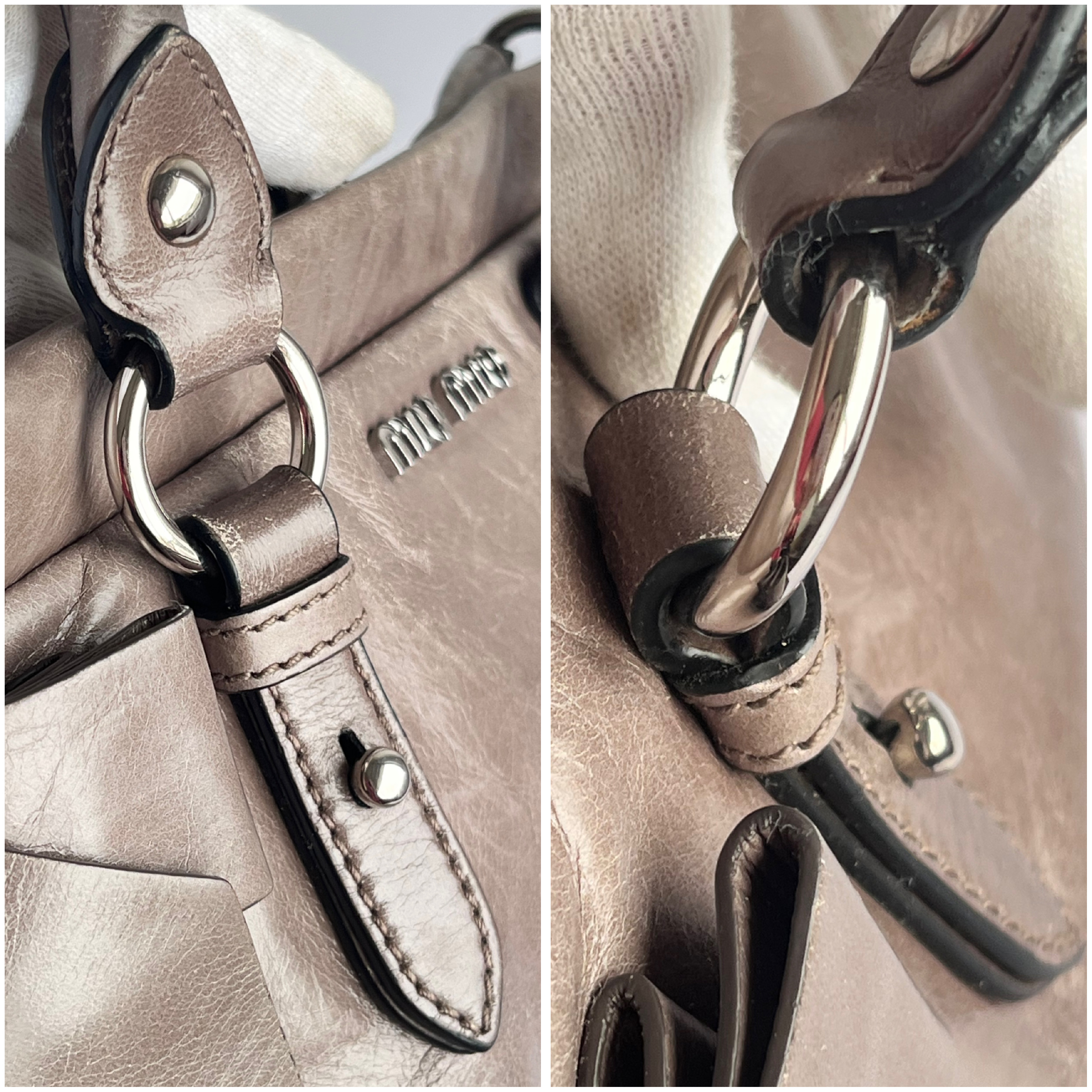 Vitello Luxe 2-Way Handbag with Shoulder Strap — view 14