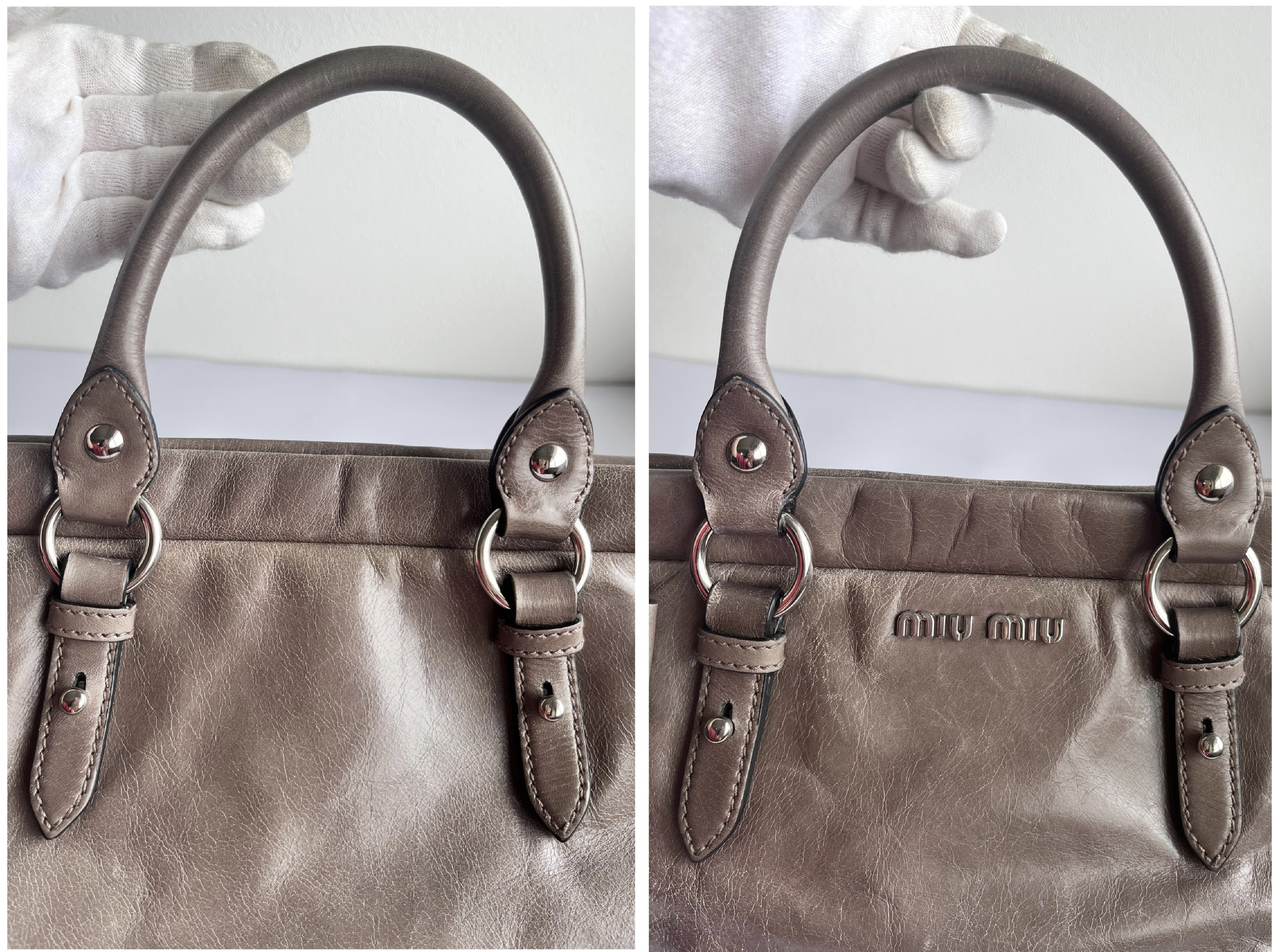 Vitello Luxe 2-Way Handbag with Shoulder Strap — view 7