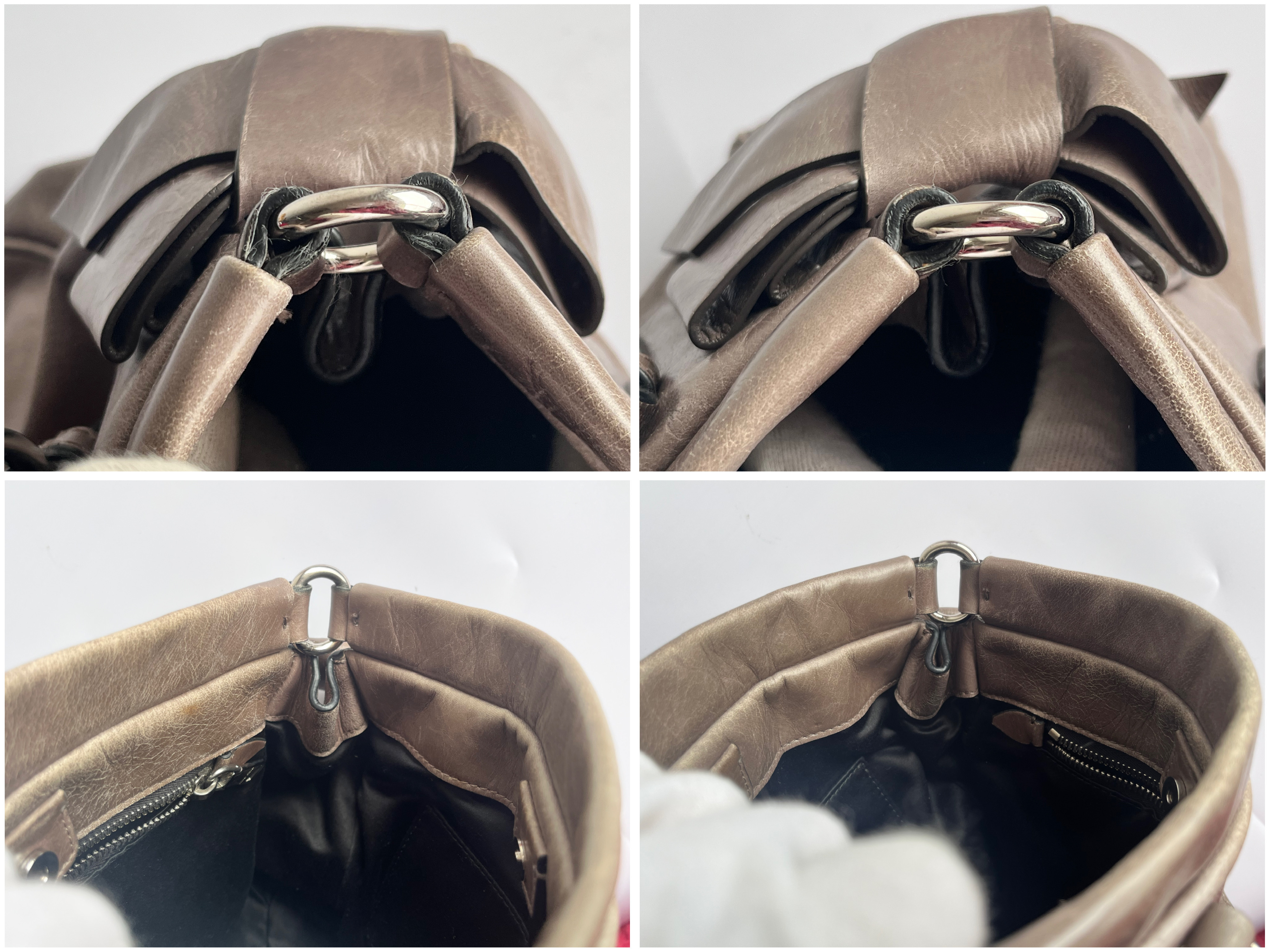 Vitello Luxe 2-Way Handbag with Shoulder Strap — view 10