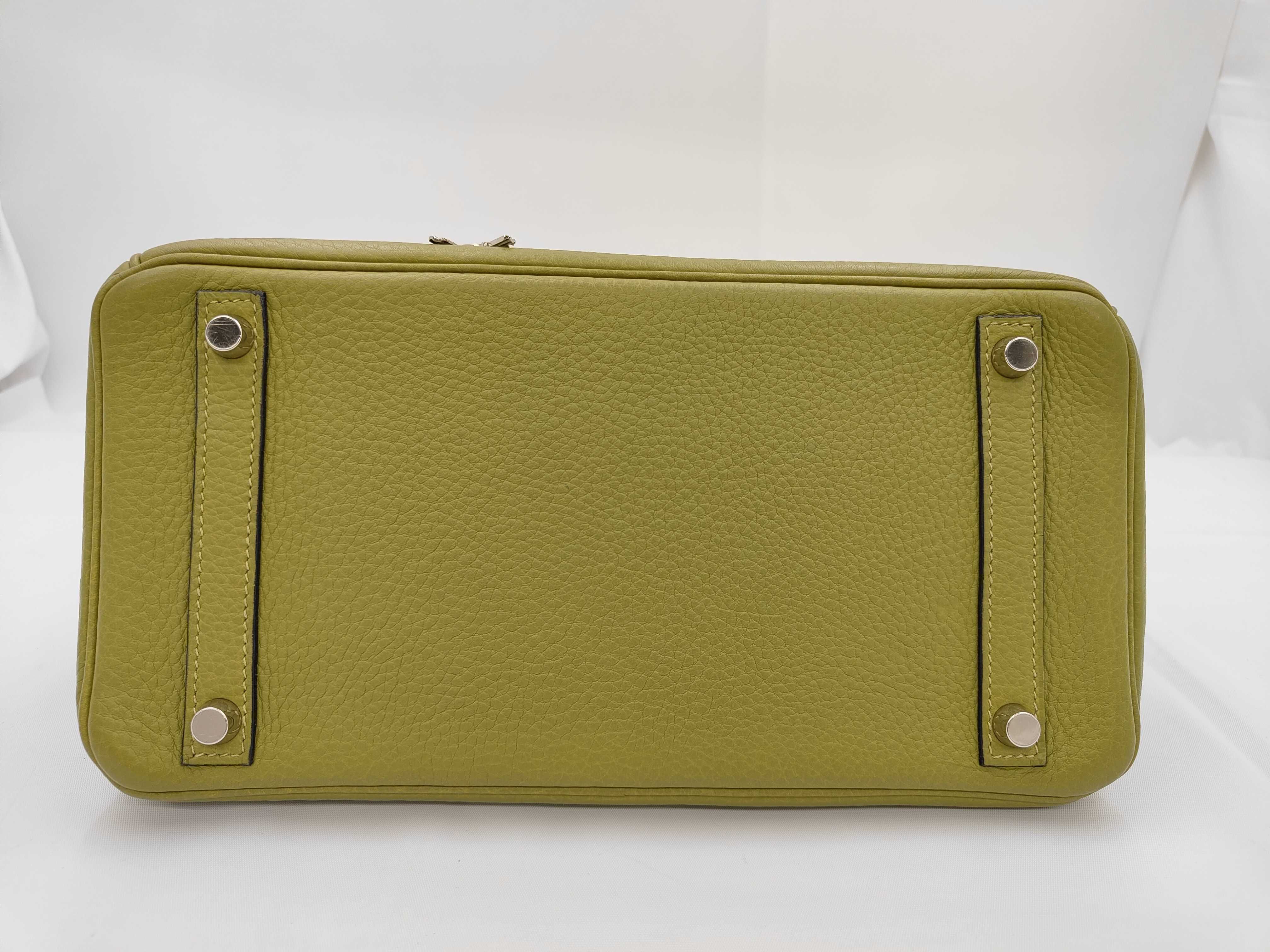 Birkin 30 I Fjords Silver Hardware Green Handbag — view 5