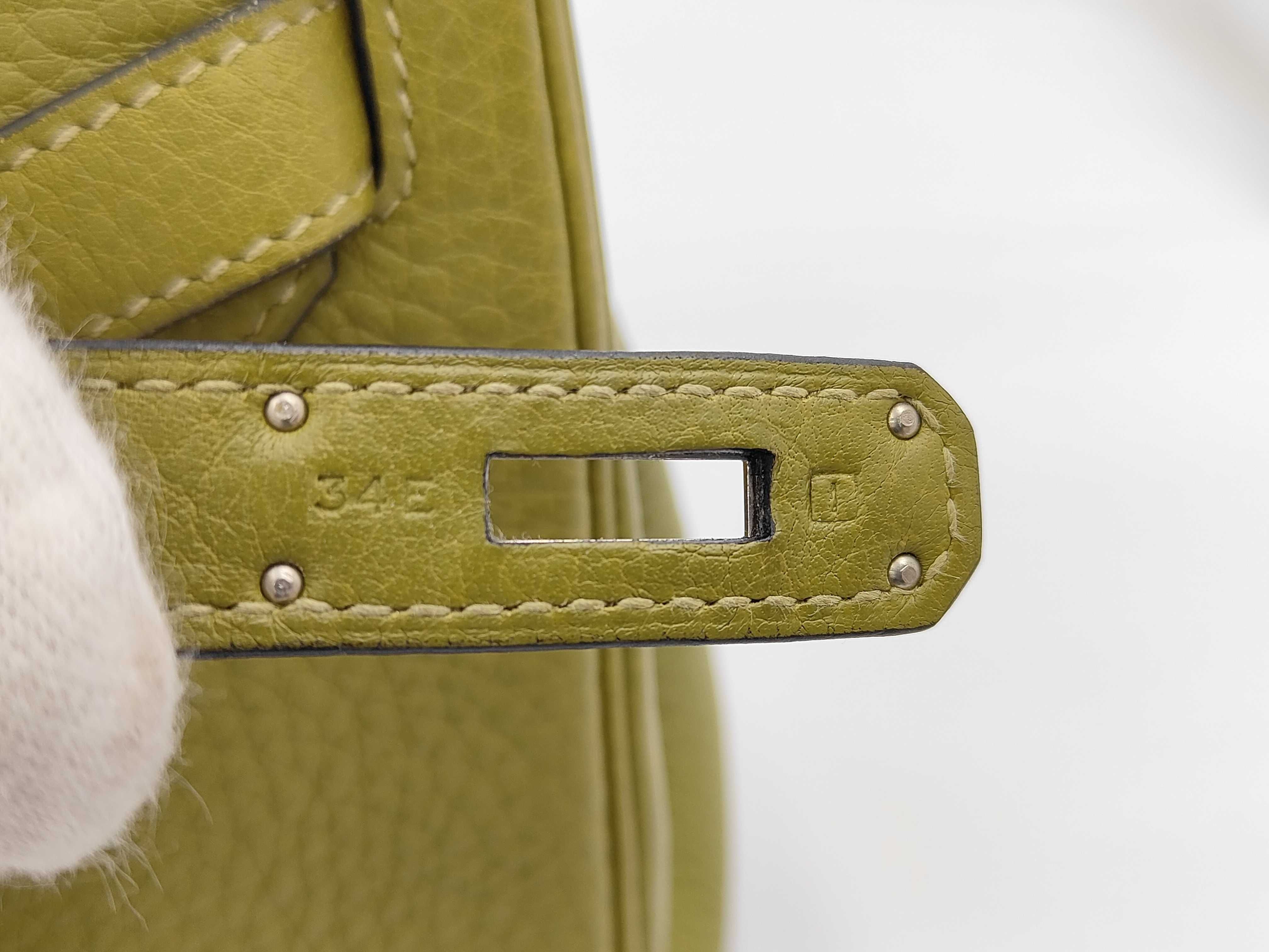Birkin 30 I Fjords Silver Hardware Green Handbag — view 7