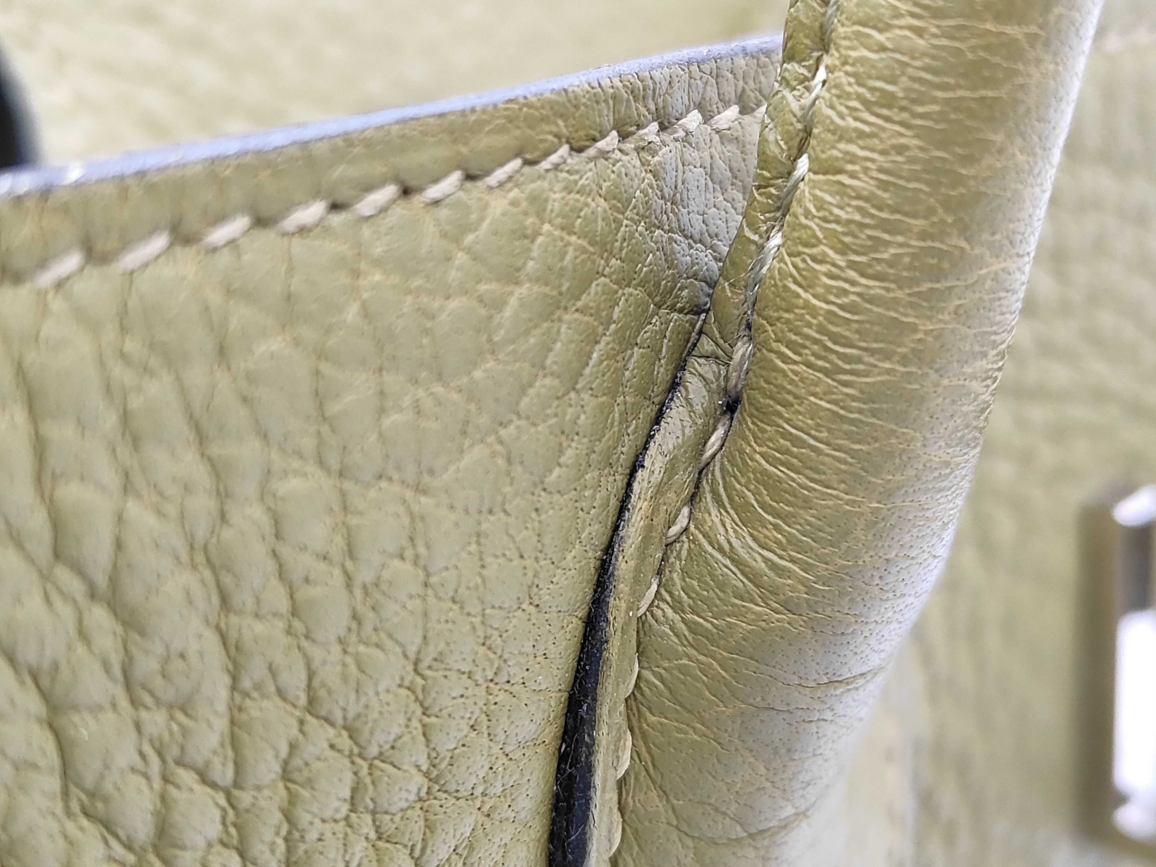 Birkin 30 I Fjords Silver Hardware Green Handbag — view 8