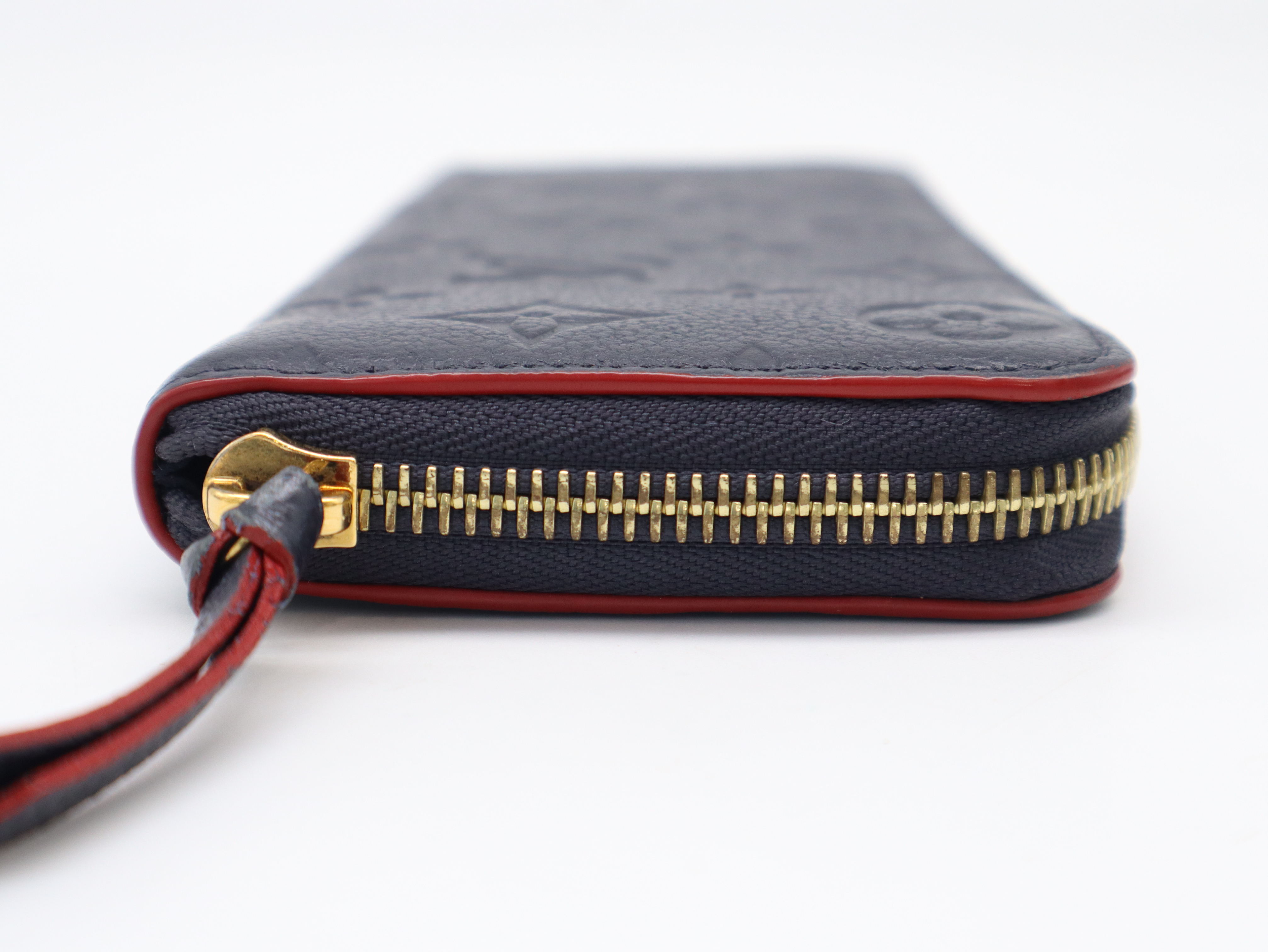 M69415 Monogram Empreinte Portefeuille Clemence Marine Rouge Wallet — view 6