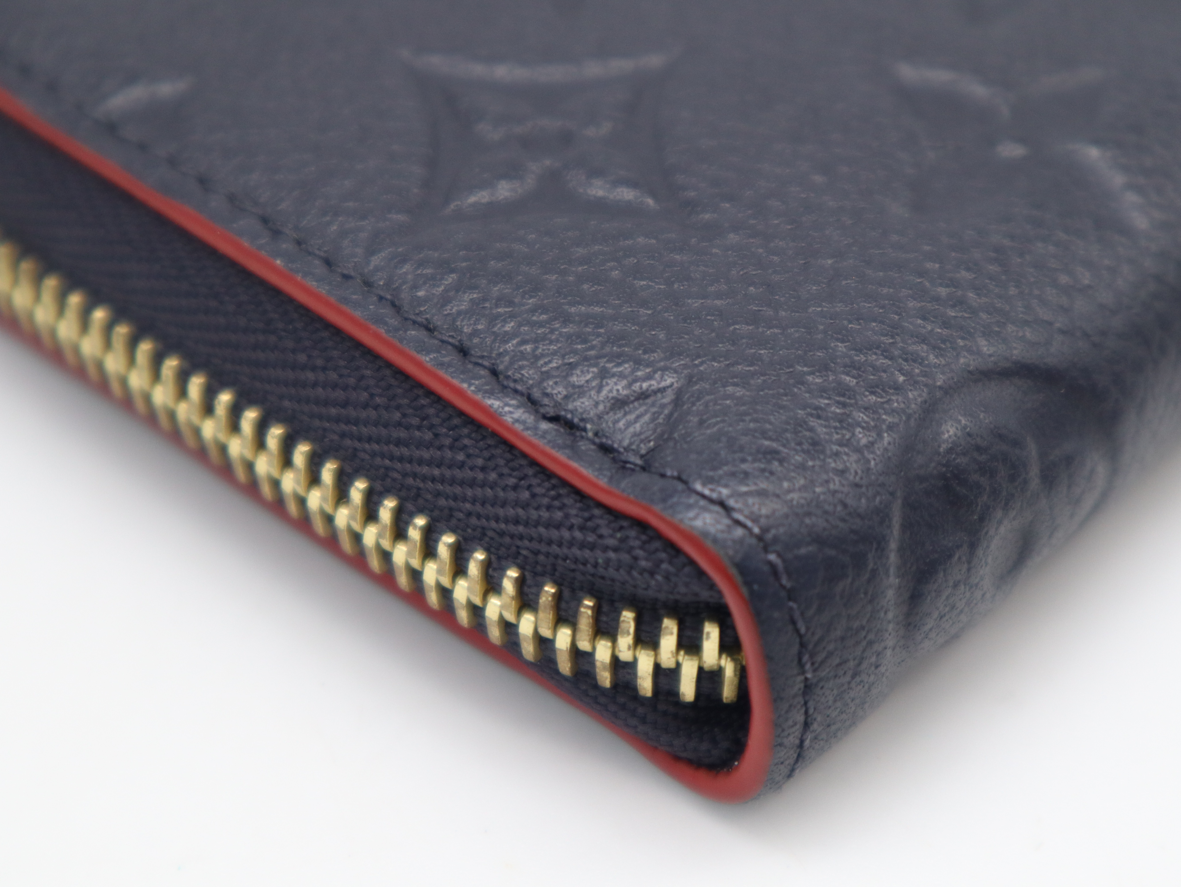 M69415 Monogram Empreinte Portefeuille Clemence Marine Rouge Wallet — view 7
