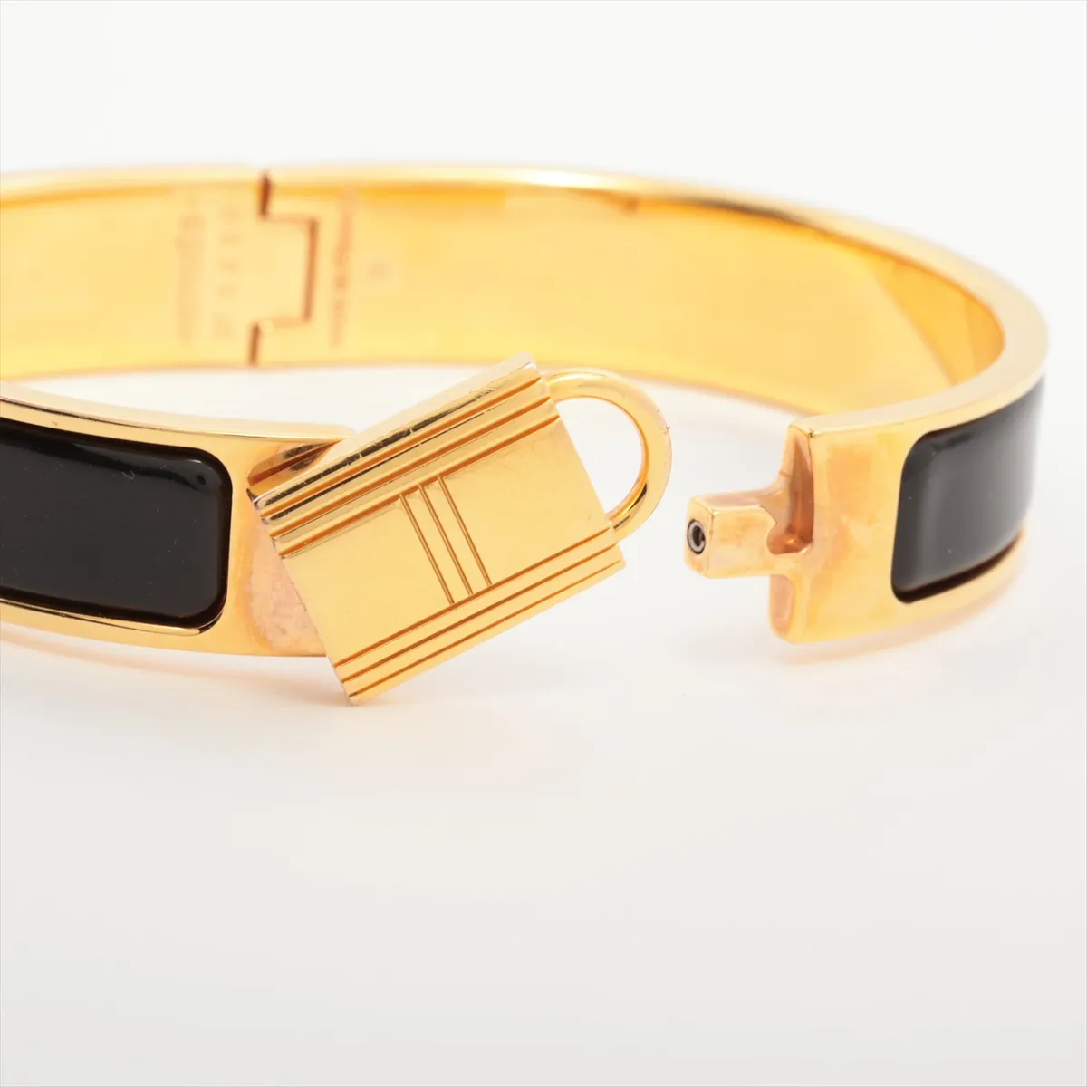 Click Cadena 0220 Bangle ST GP x Enamel Gold x Black — view 5