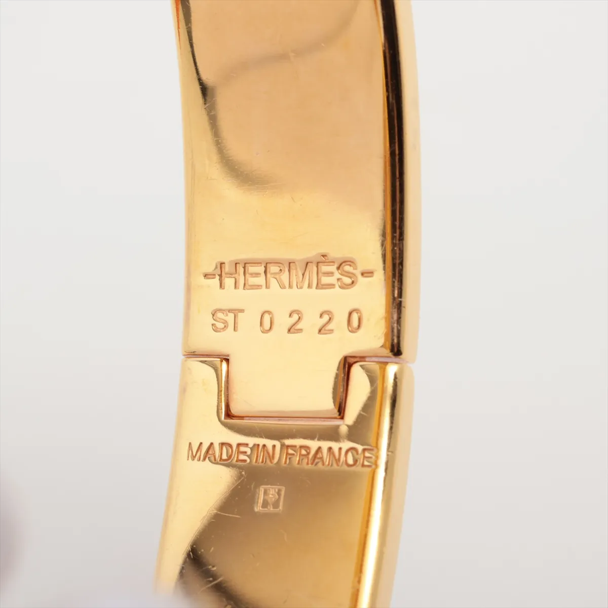 Click Cadena 0220 Bangle ST GP x Enamel Gold x Black — view 6