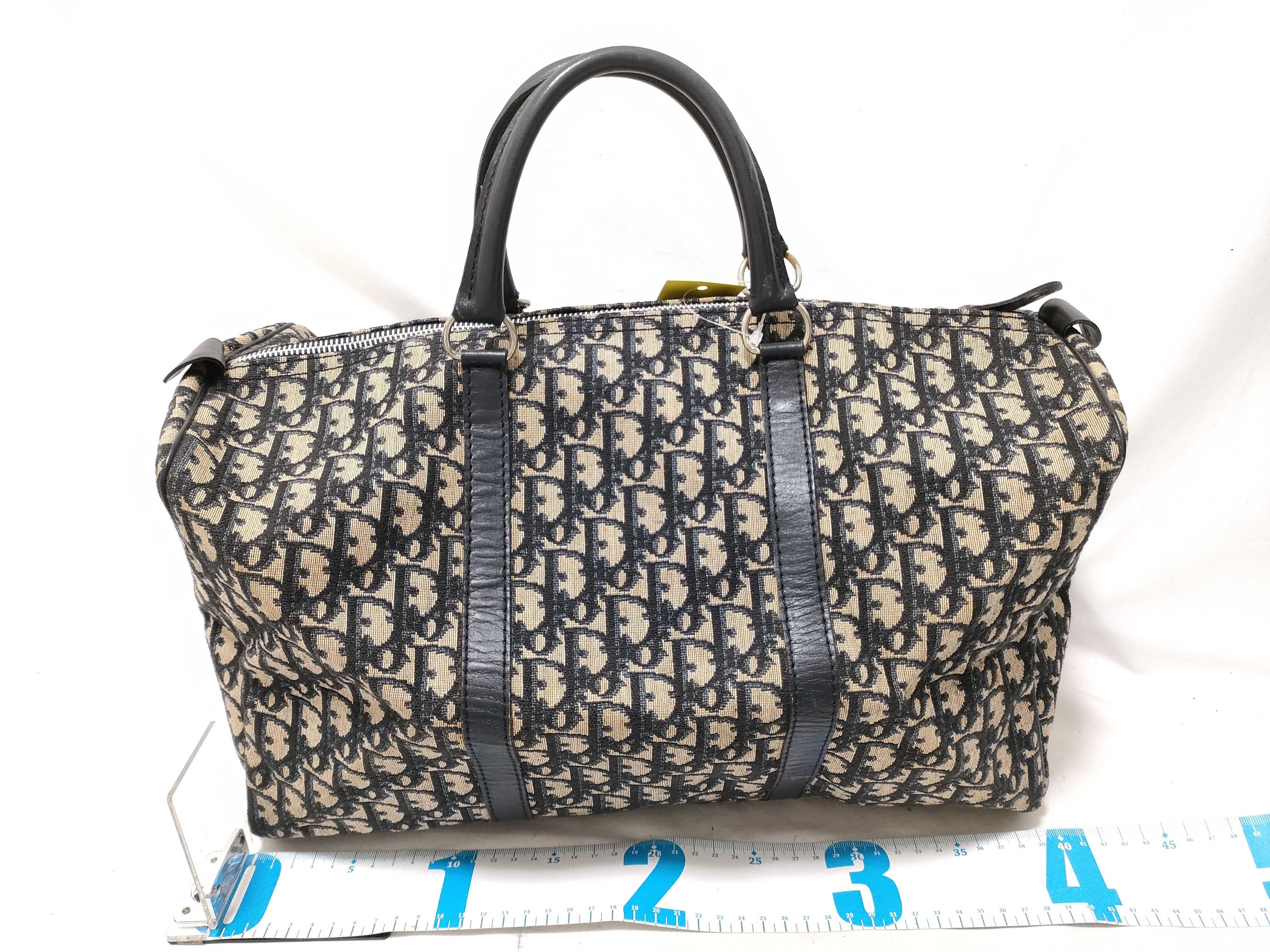 Trotter Mini Boston Bag, Navy — view 2