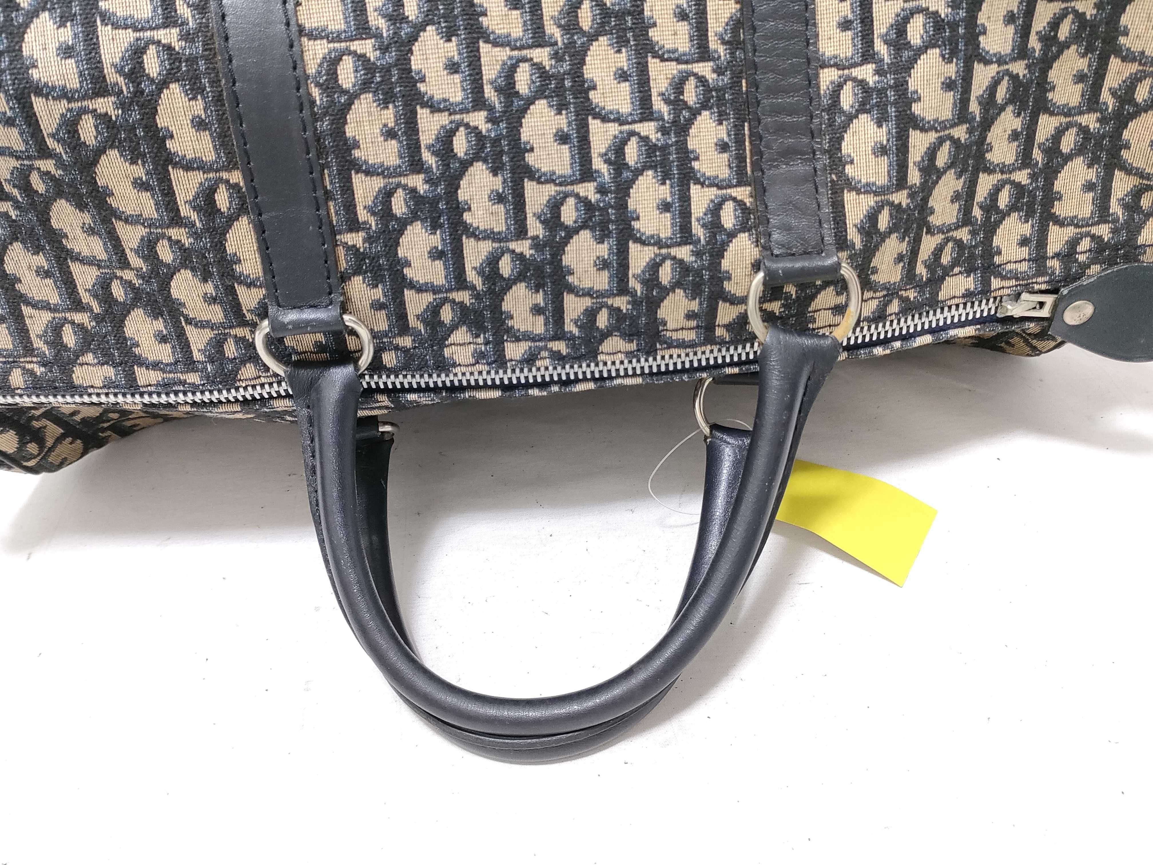 Trotter Mini Boston Bag, Navy — view 3