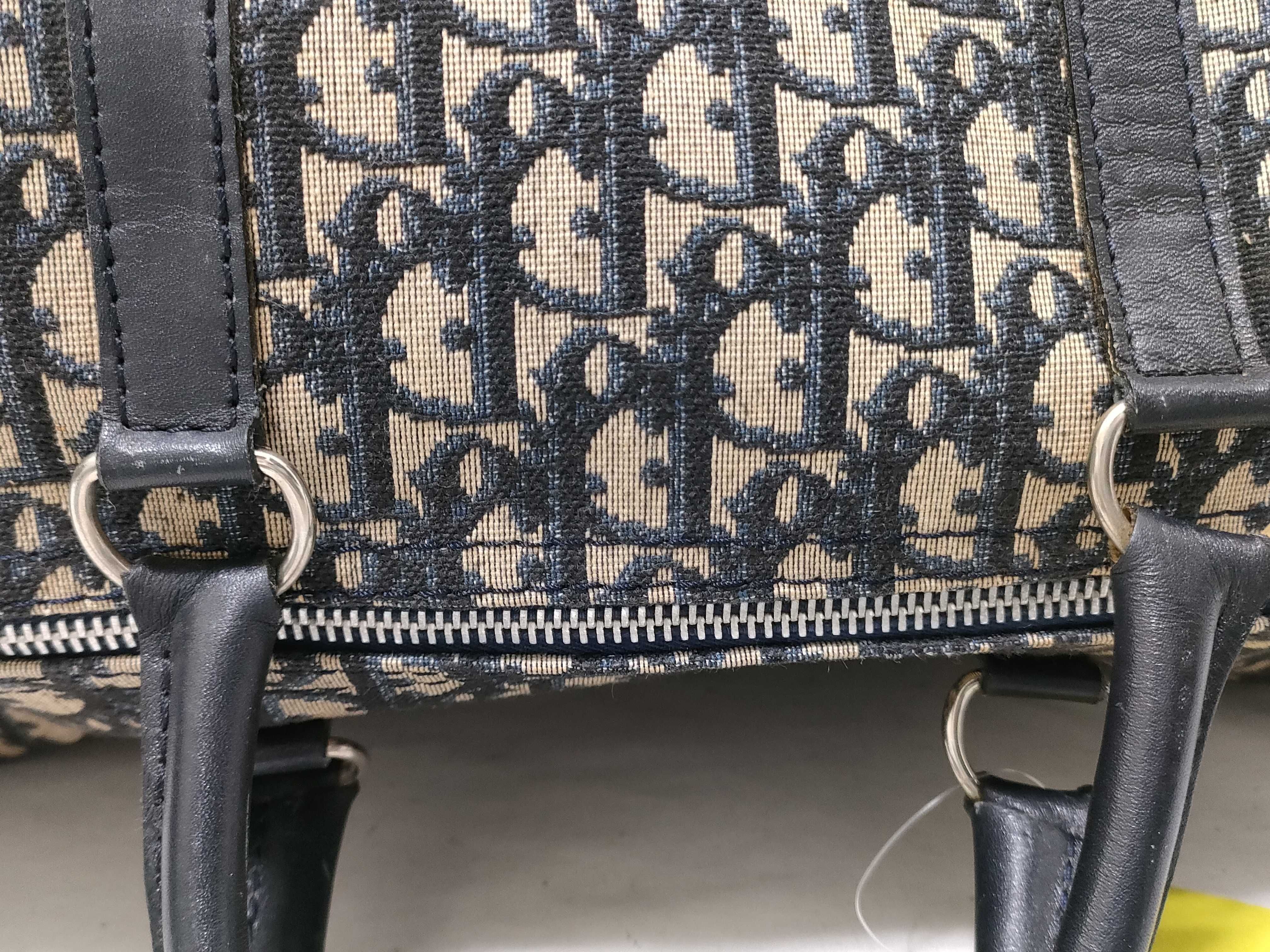 Trotter Mini Boston Bag, Navy — view 6