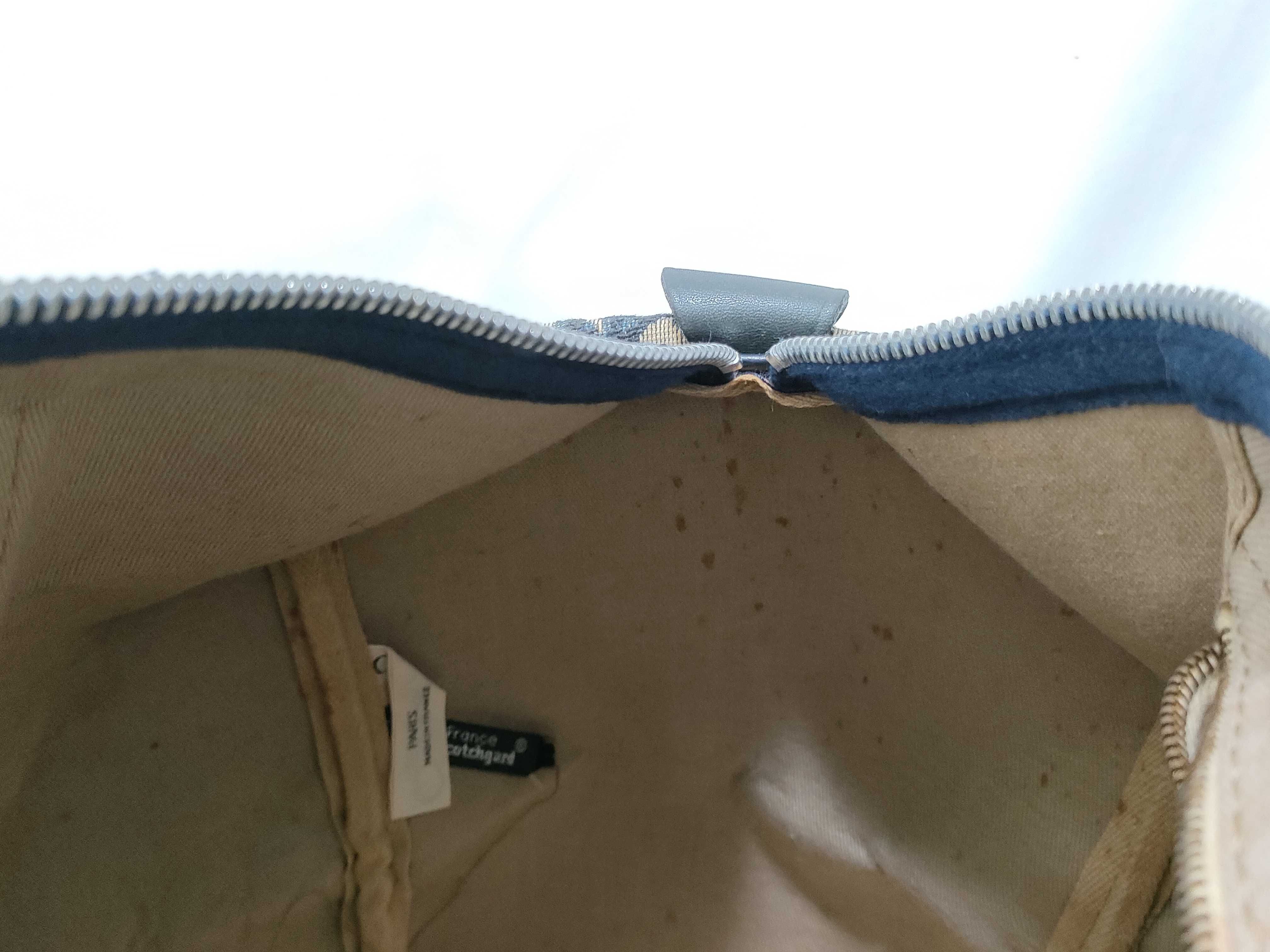 Trotter Mini Boston Bag, Navy — view 9