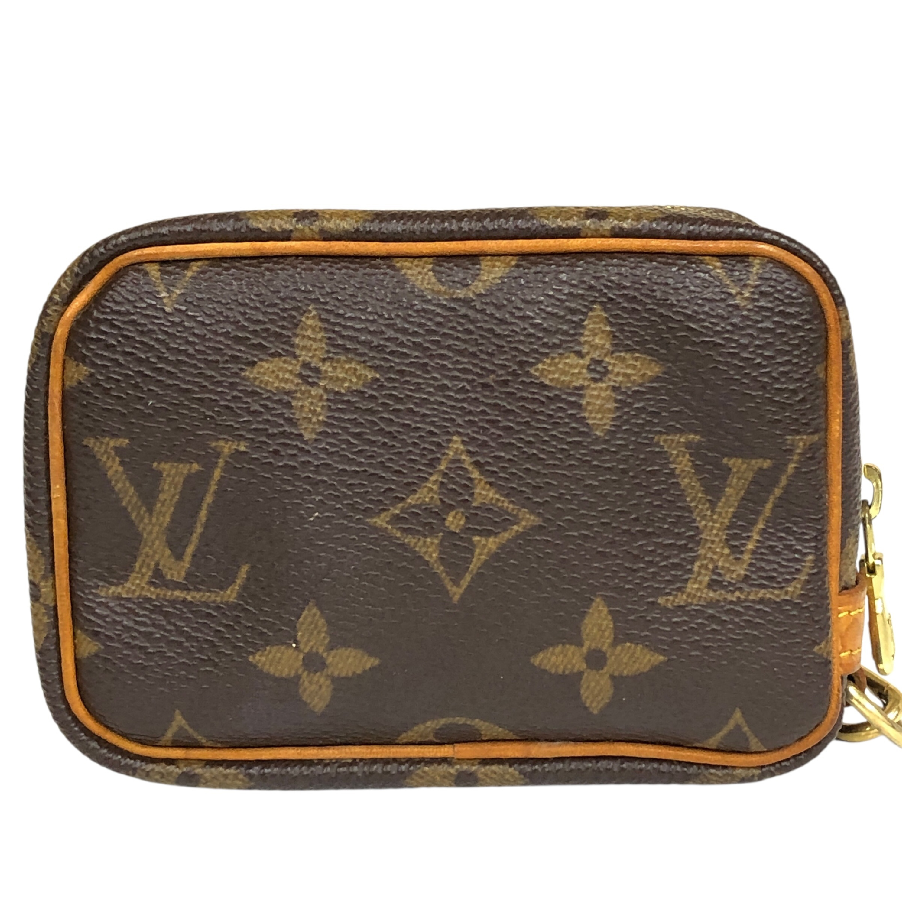 Monogram Trouse Wapiti Pouch M58030 with Hand Strap FE0045 Cosmetic Pouch, Makeup Pouch, Small Item Case, Multi-purpose Case, Made in France — view 2