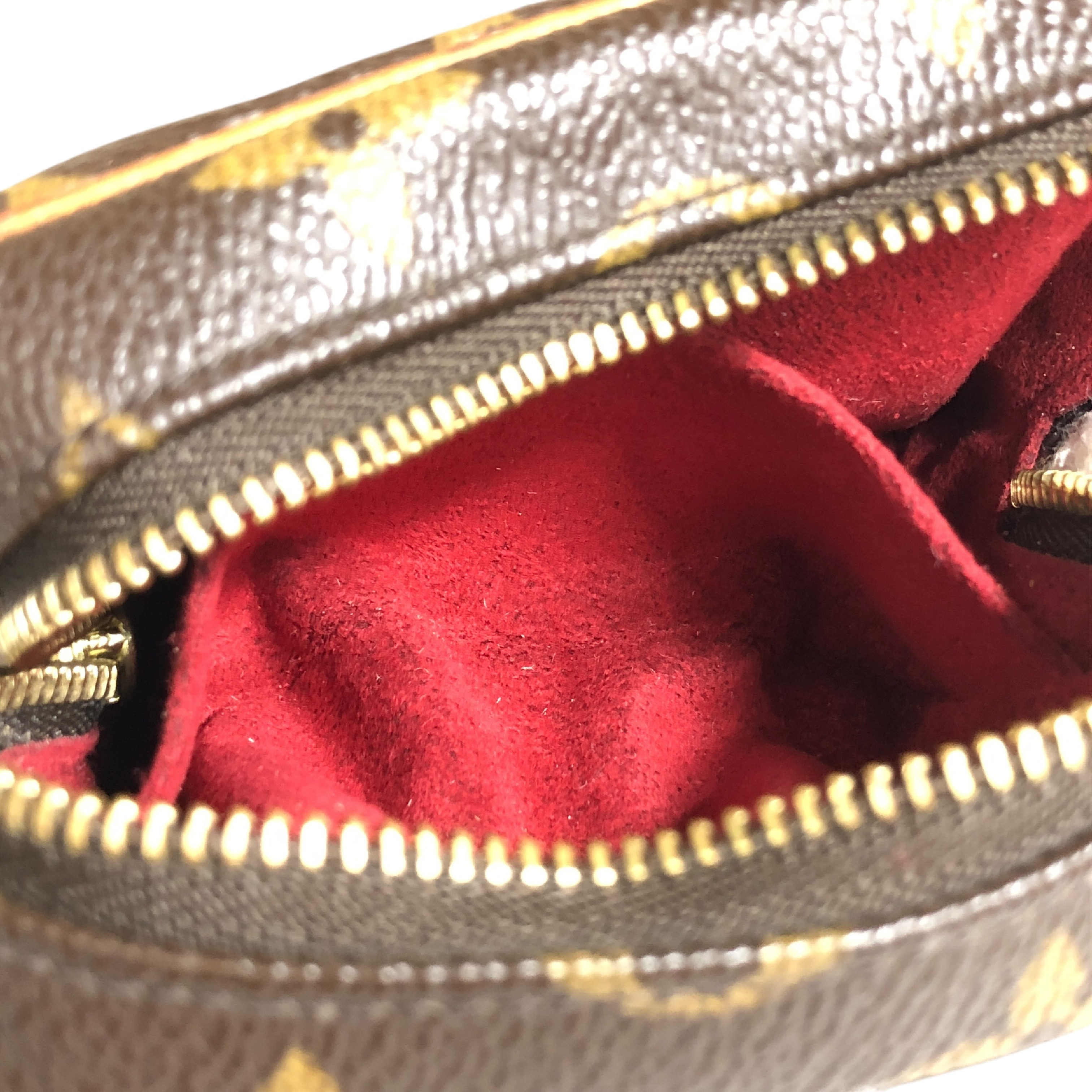 Monogram Trouse Wapiti Pouch M58030 with Hand Strap FE0045 Cosmetic Pouch, Makeup Pouch, Small Item Case, Multi-purpose Case, Made in France — view 11