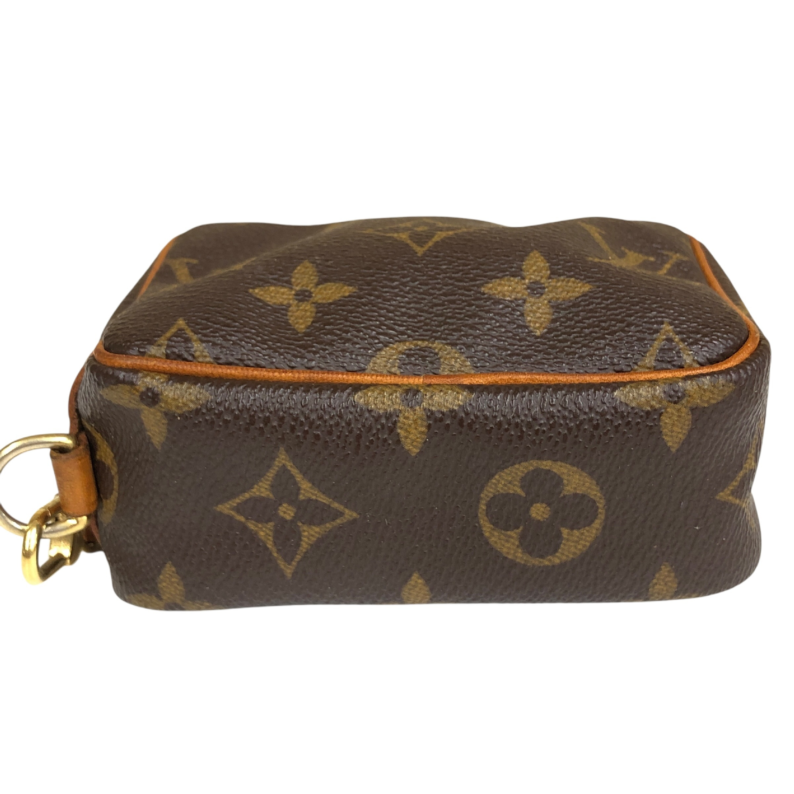 Monogram Trouse Wapiti Pouch M58030 with Hand Strap FE0045 Cosmetic Pouch, Makeup Pouch, Small Item Case, Multi-purpose Case, Made in France — view 3