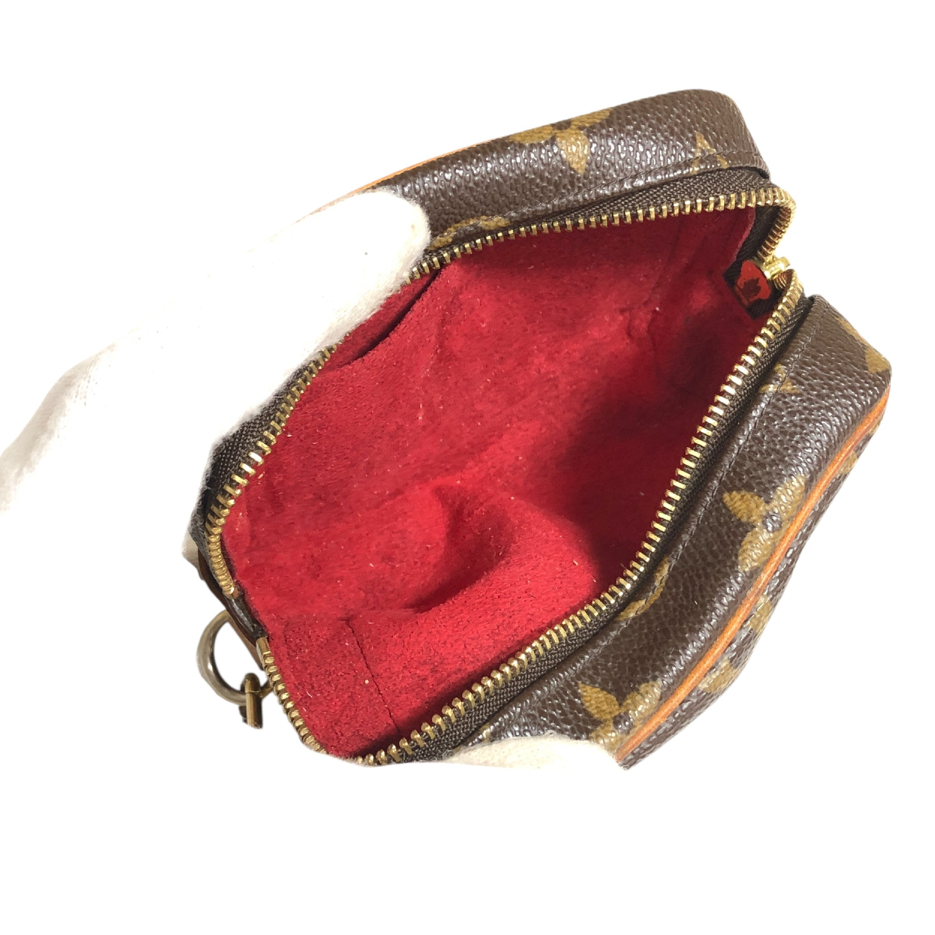 Monogram Trouse Wapiti Pouch M58030 with Hand Strap FE0045 Cosmetic Pouch, Makeup Pouch, Small Item Case, Multi-purpose Case, Made in France — view 8