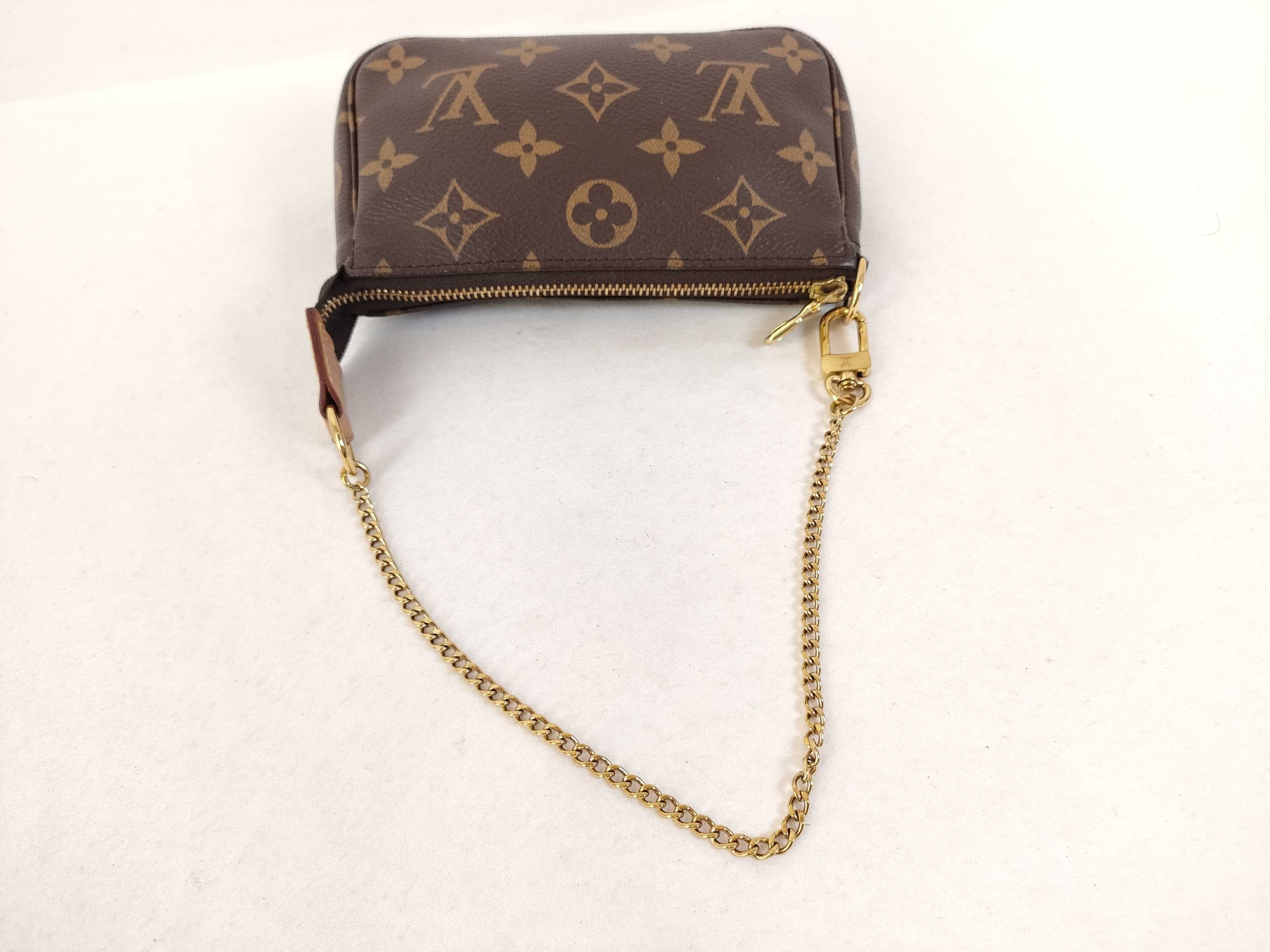 Monogram Louis Vuitton Mini Pochette Accessoire Pouch — view 3