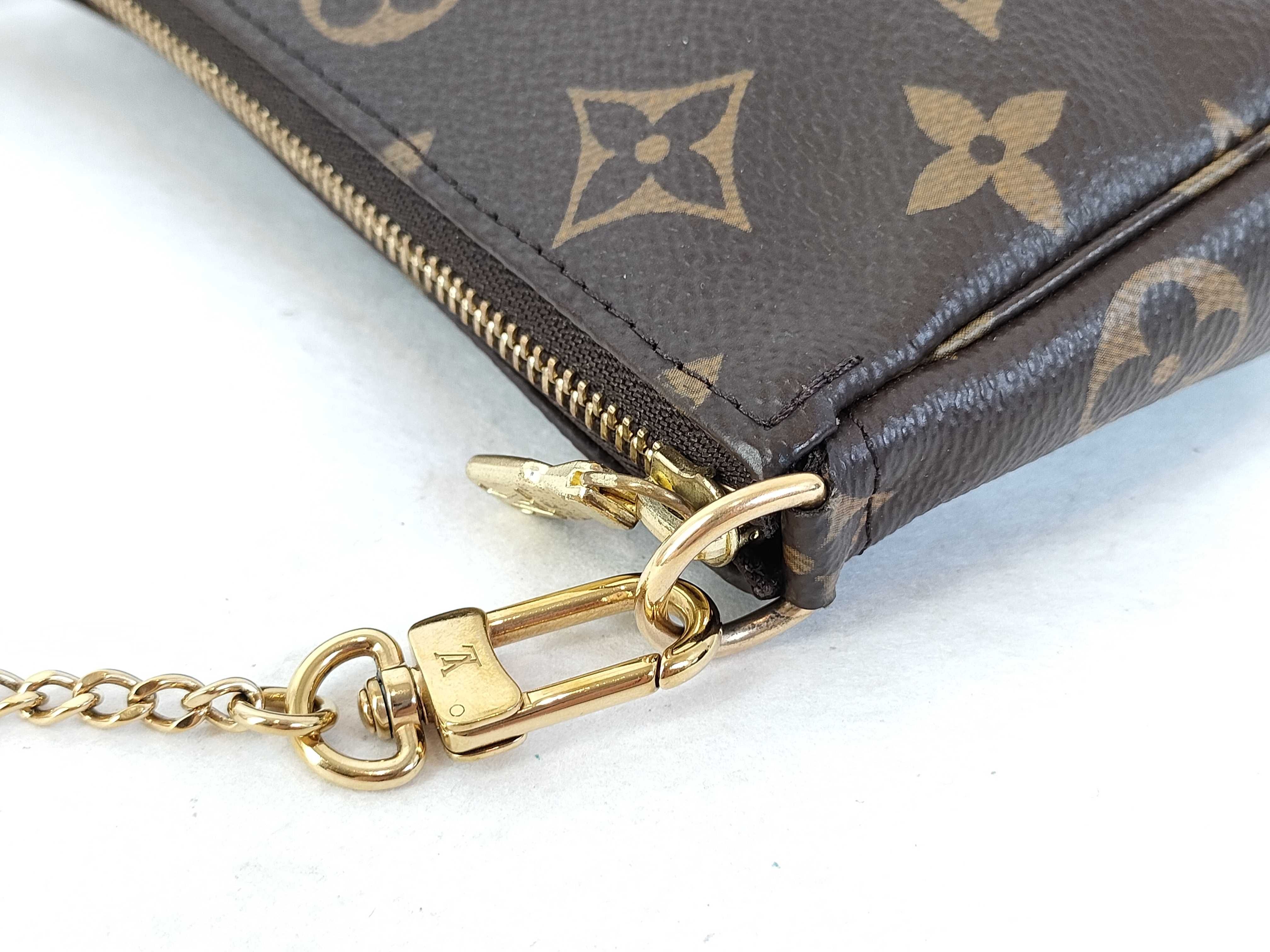 Monogram Louis Vuitton Mini Pochette Accessoire Pouch — view 5