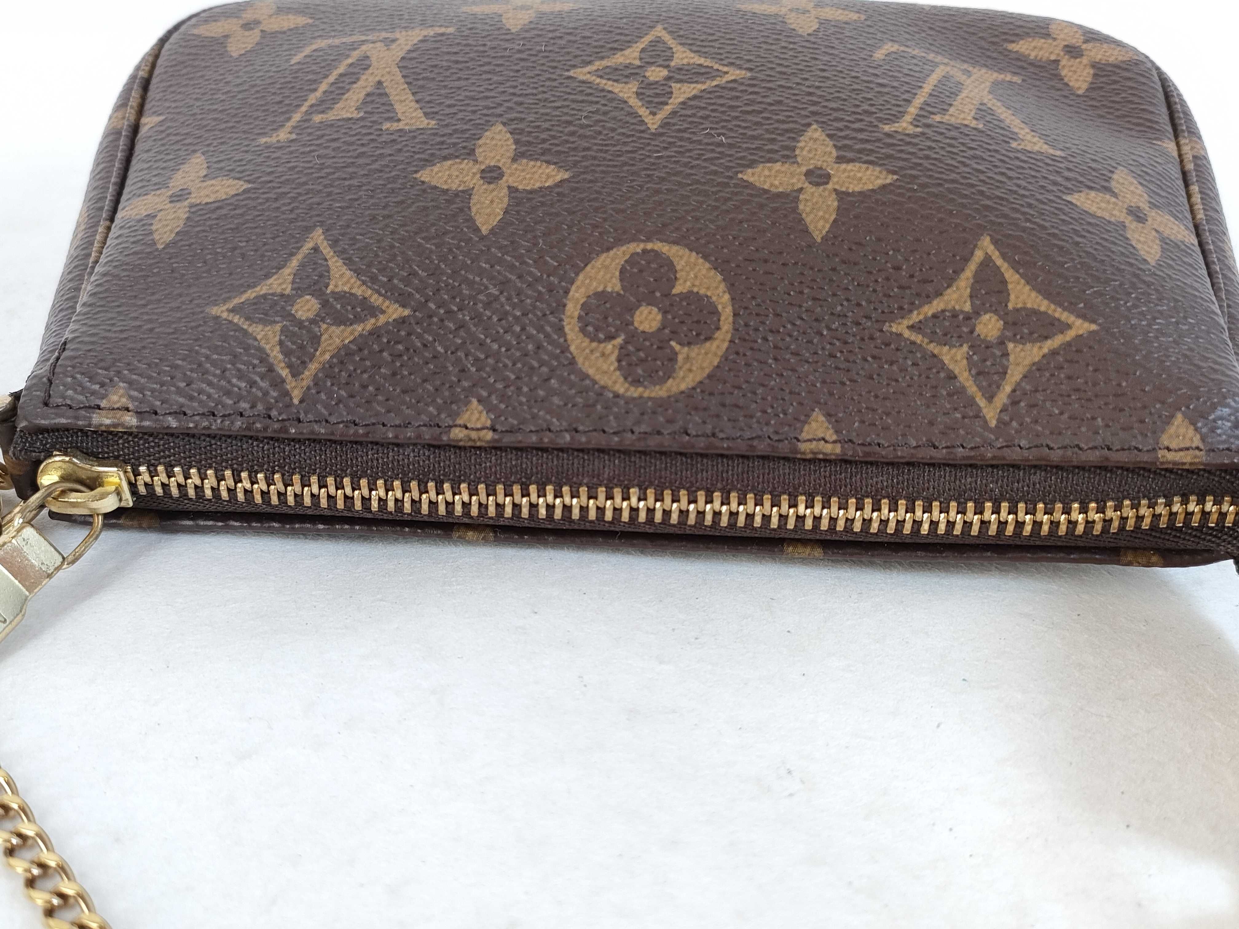 Monogram Louis Vuitton Mini Pochette Accessoire Pouch — view 8