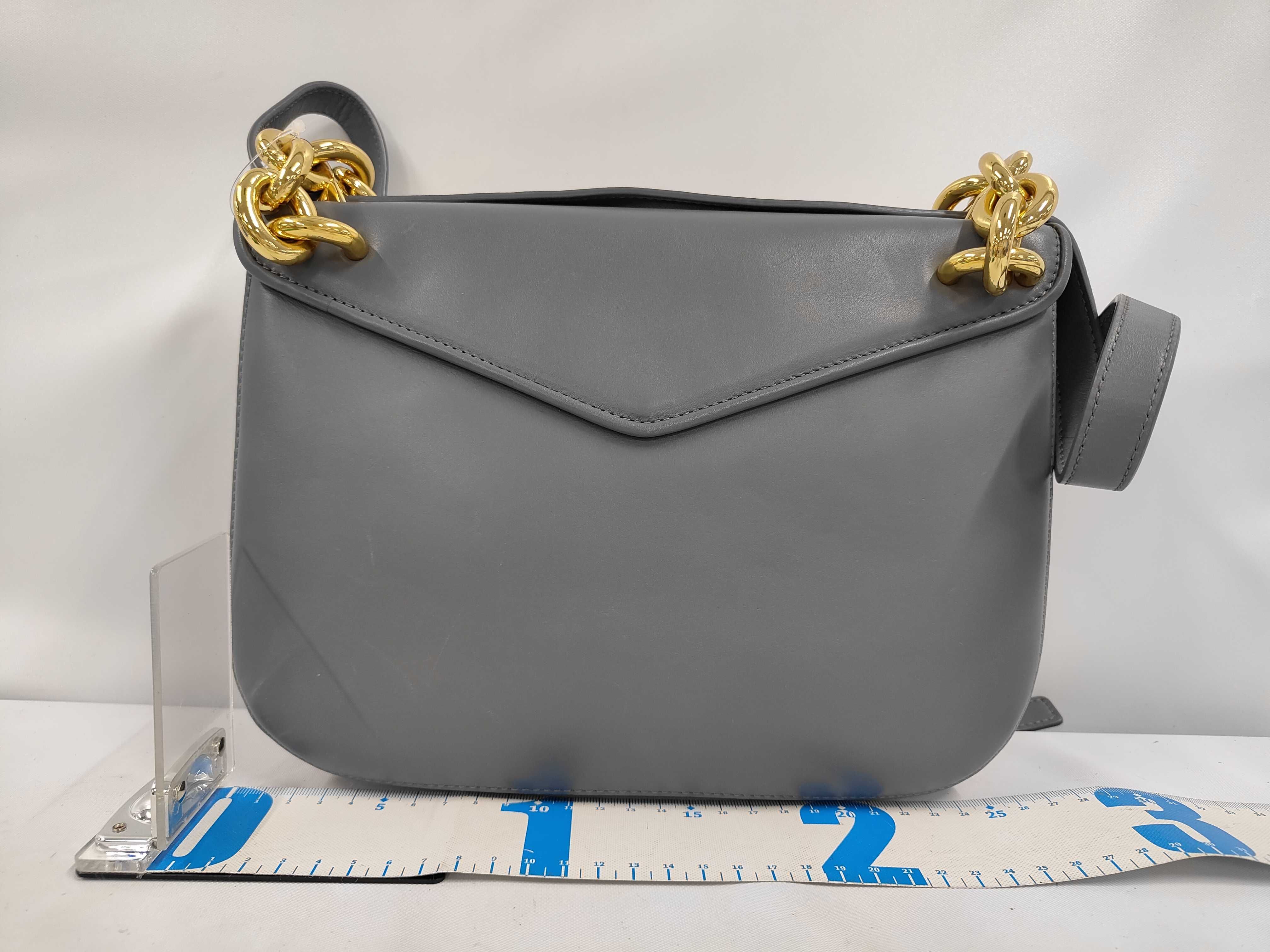 Mount Chain Shoulder Bag, Gray — view 2