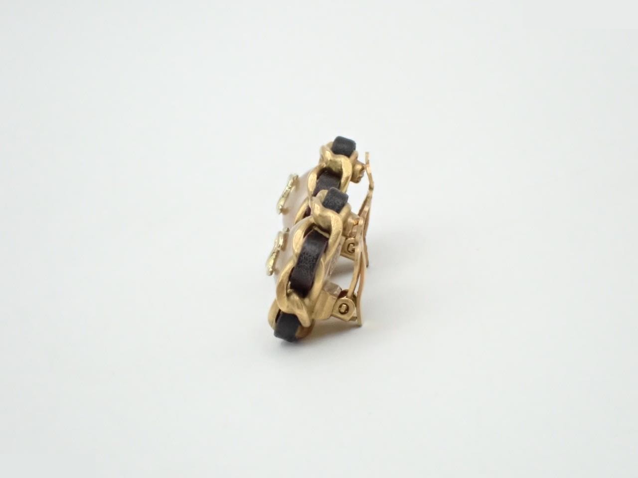 Coco Mark Faux Pearl Earrings 94P — view 3