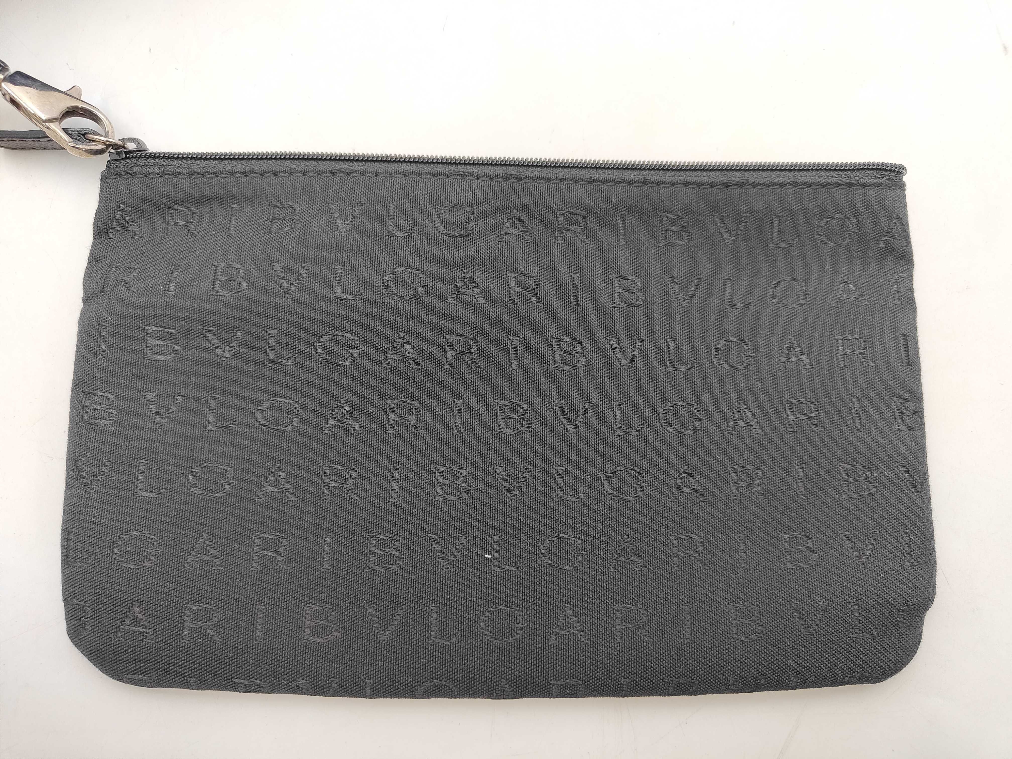 Logomania Black Canvas Tote Bag with Pouch — view 12