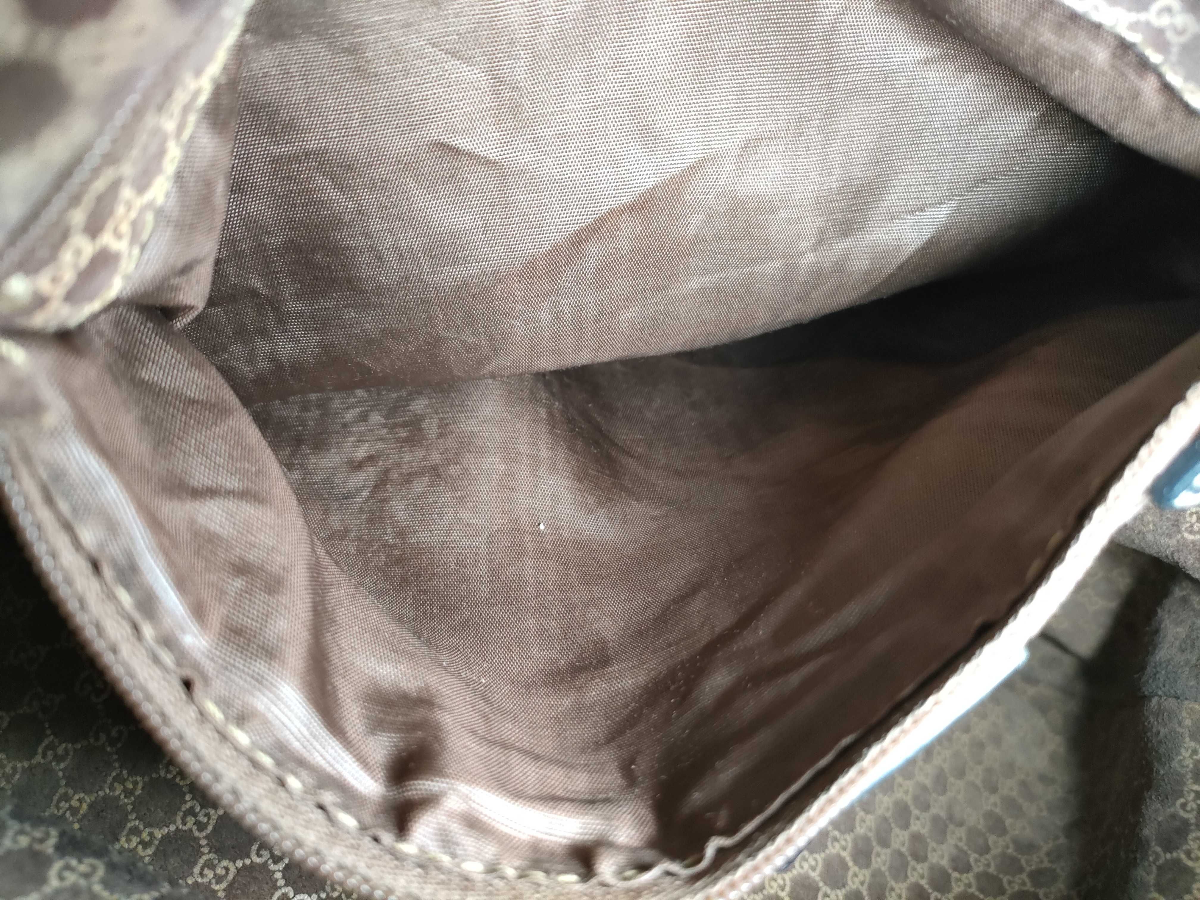 Leather Half-Moon One-Shoulder Bag (Serial Number) — view 12