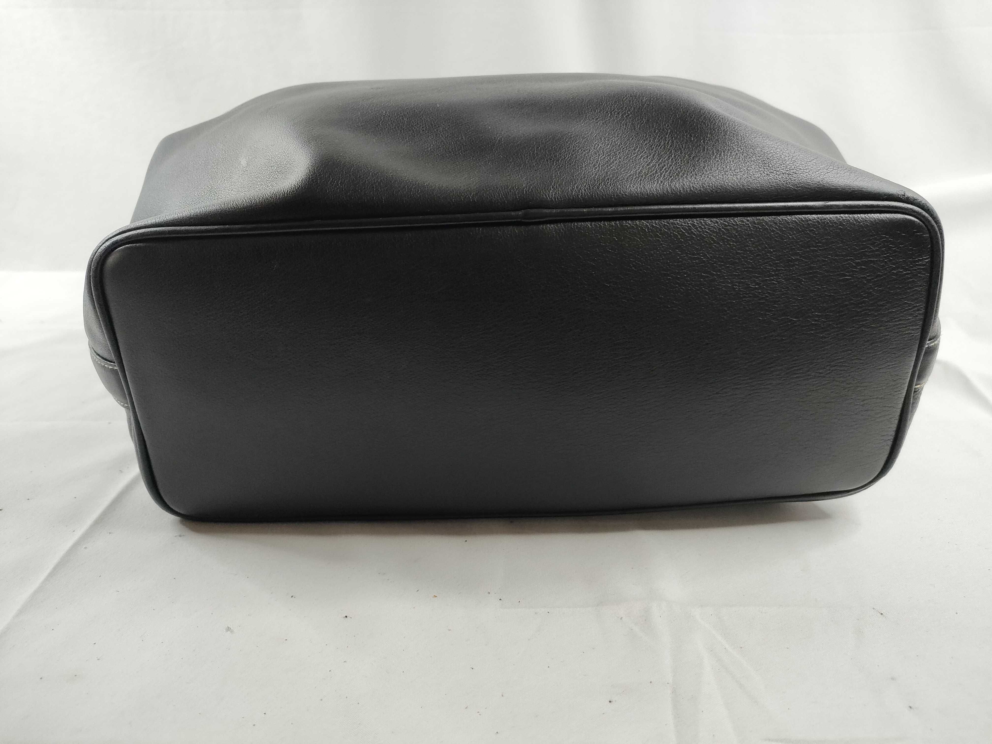 Leather Half-Moon One-Shoulder Bag (Serial Number) — view 4