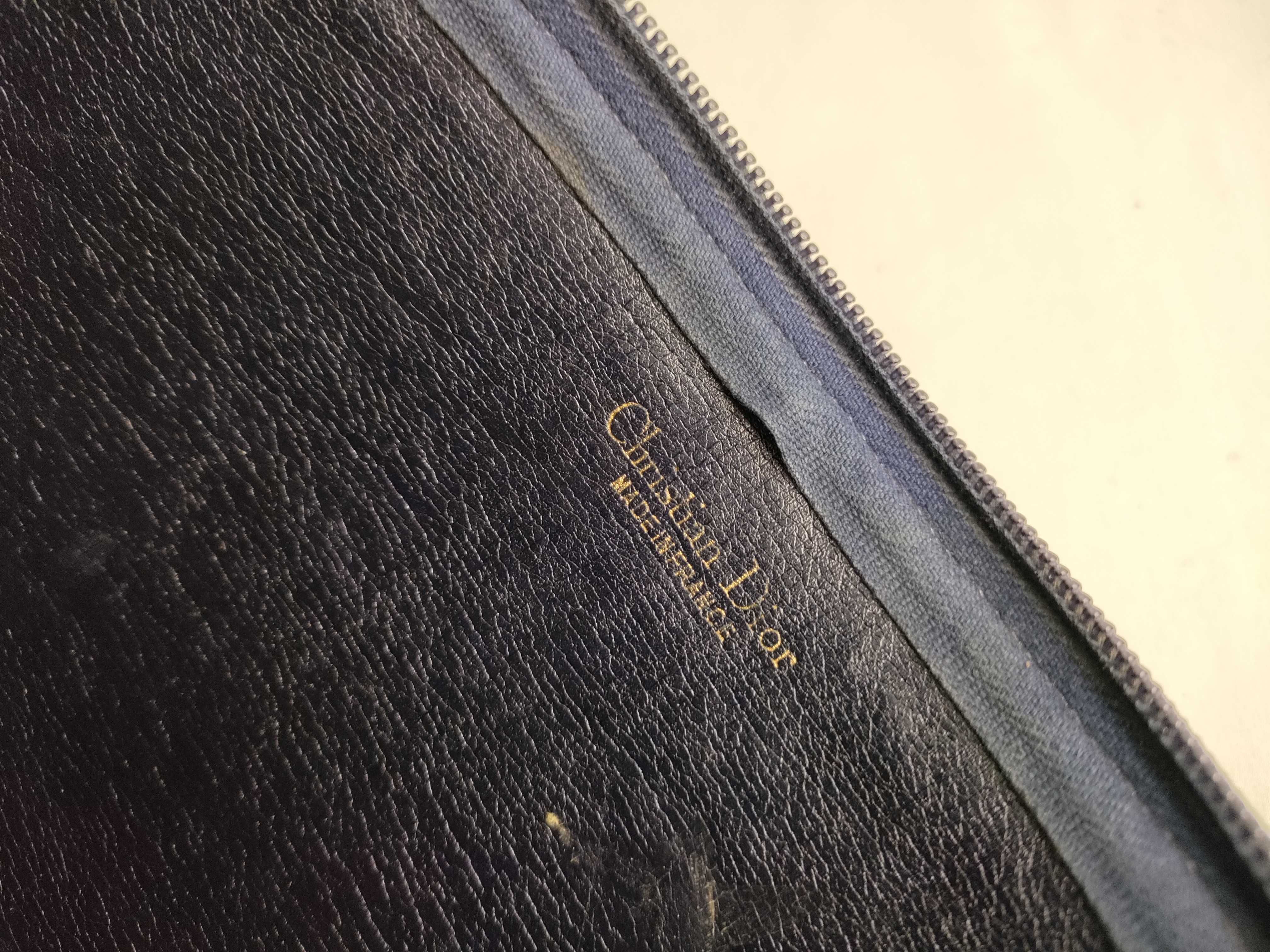 Trotter Dior CD Logo Oblique Trotter Second Bag Clutch Bag Pouch — view 8