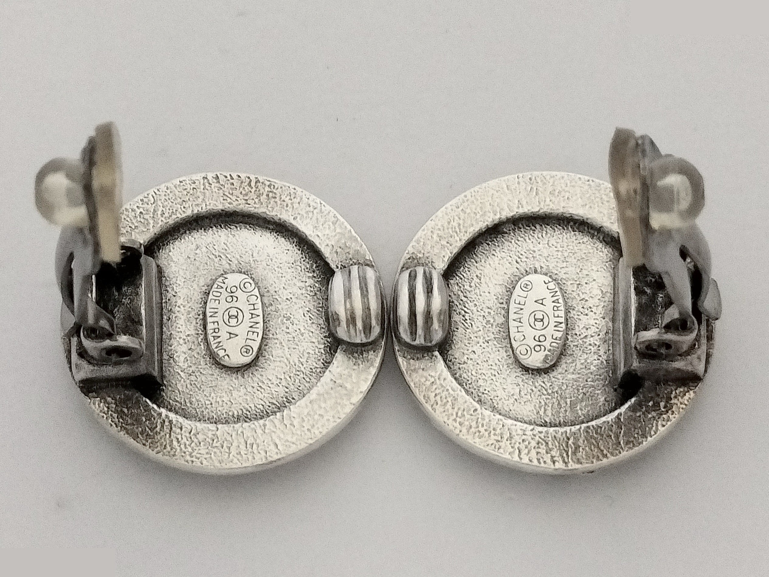 COCO Coin Silver Earrings — view 2