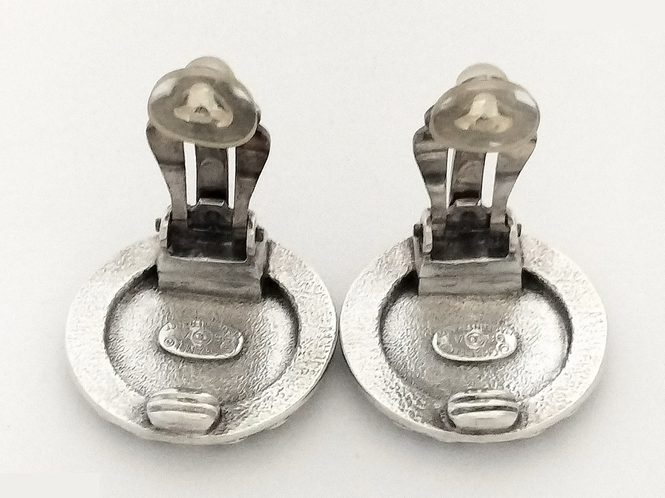 COCO Coin Silver Earrings — view 3