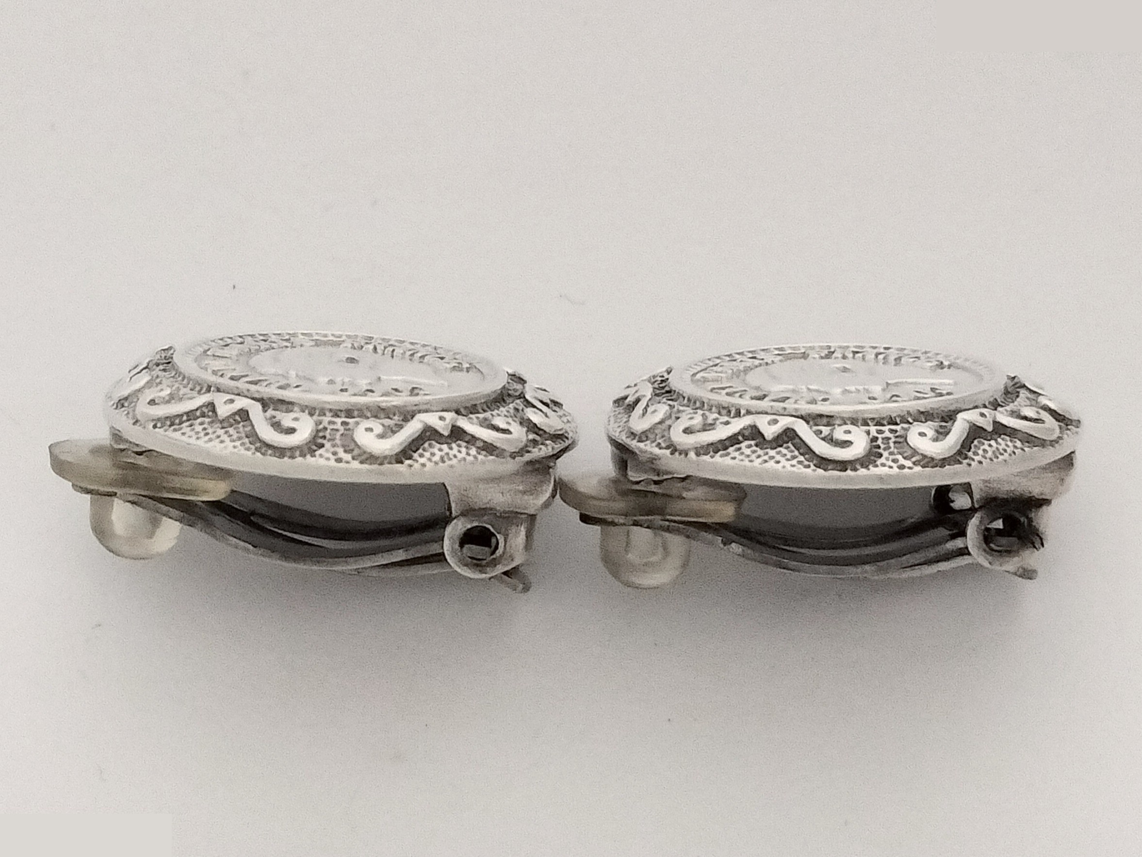 COCO Coin Silver Earrings — view 5