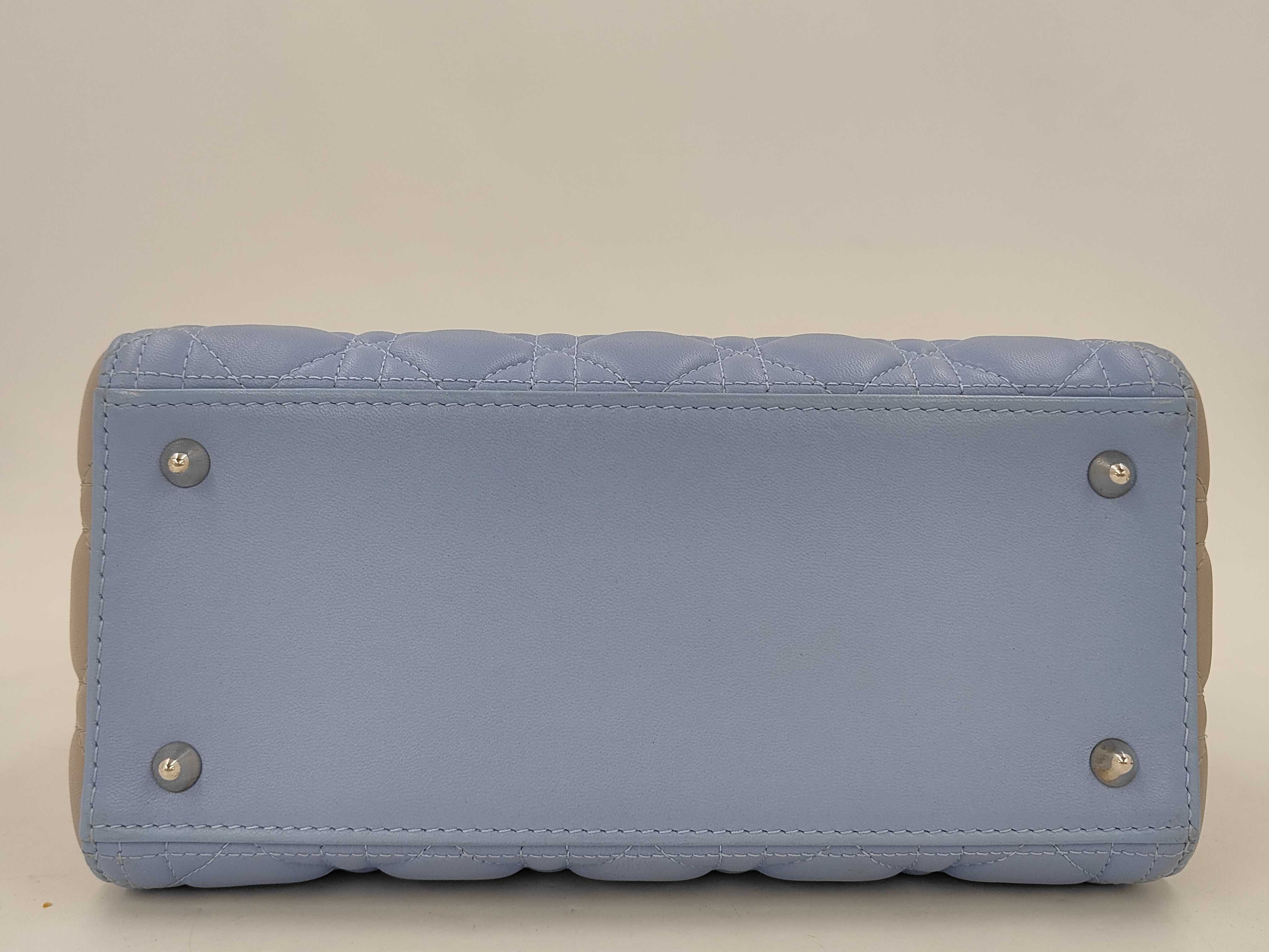 Lady Dior Cannage Lamb Shoulder Handbag — view 4