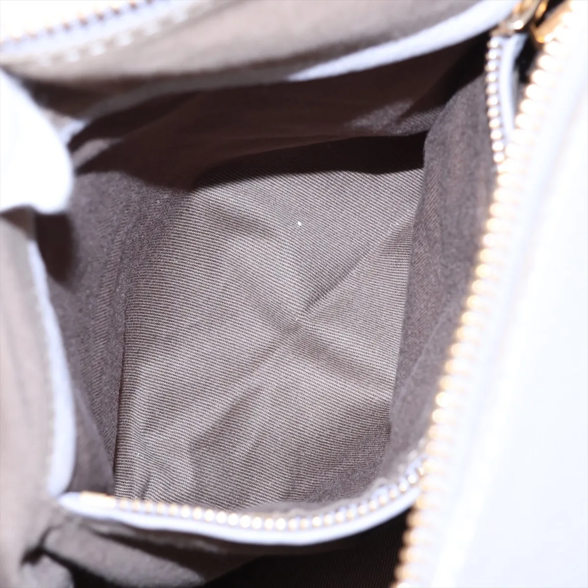 Marcie Leather 2-Way Handbag, Gray — view 9