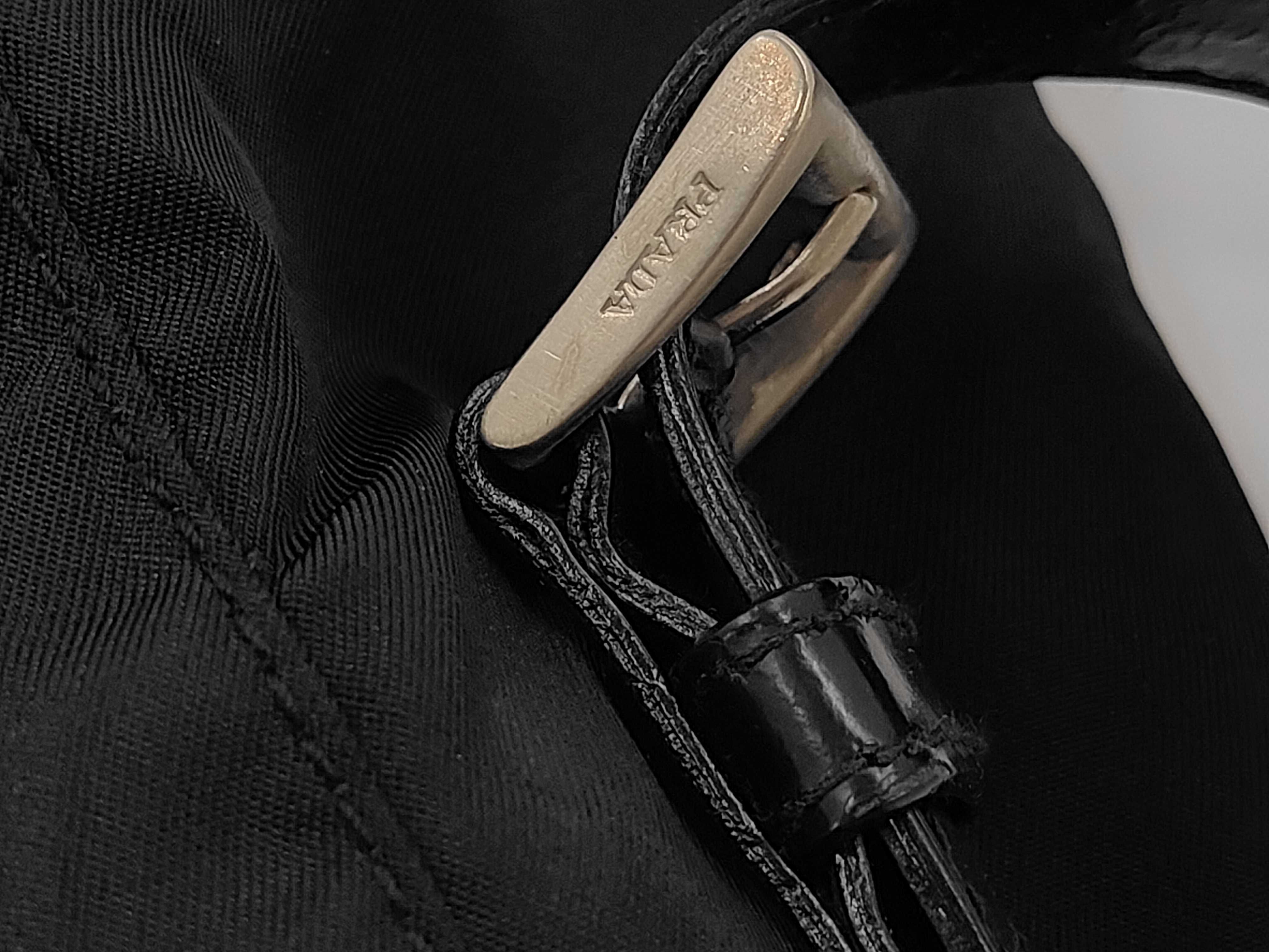Nylon Triangle Logo Backpack — view 4