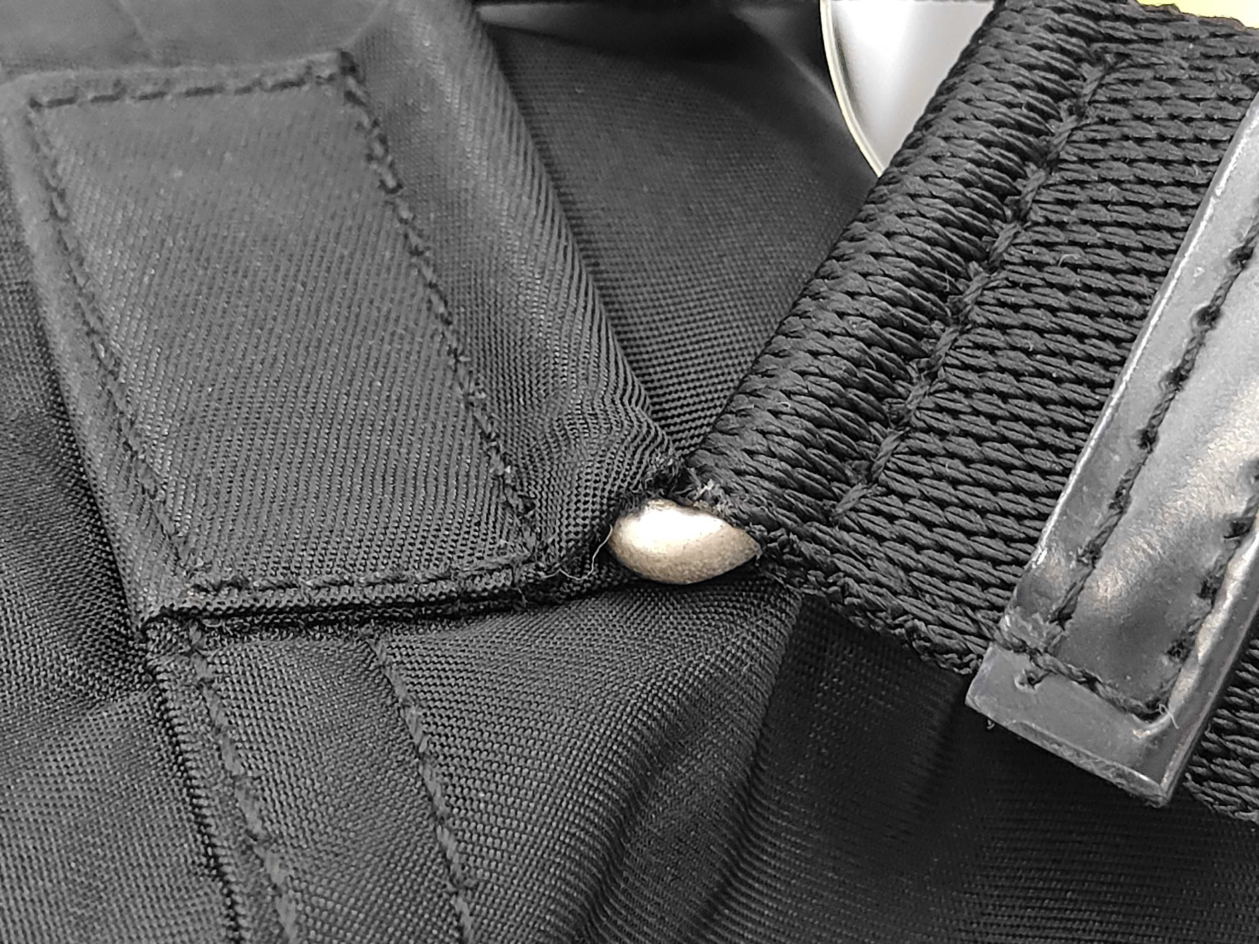 Nylon Triangle Logo Backpack — view 6