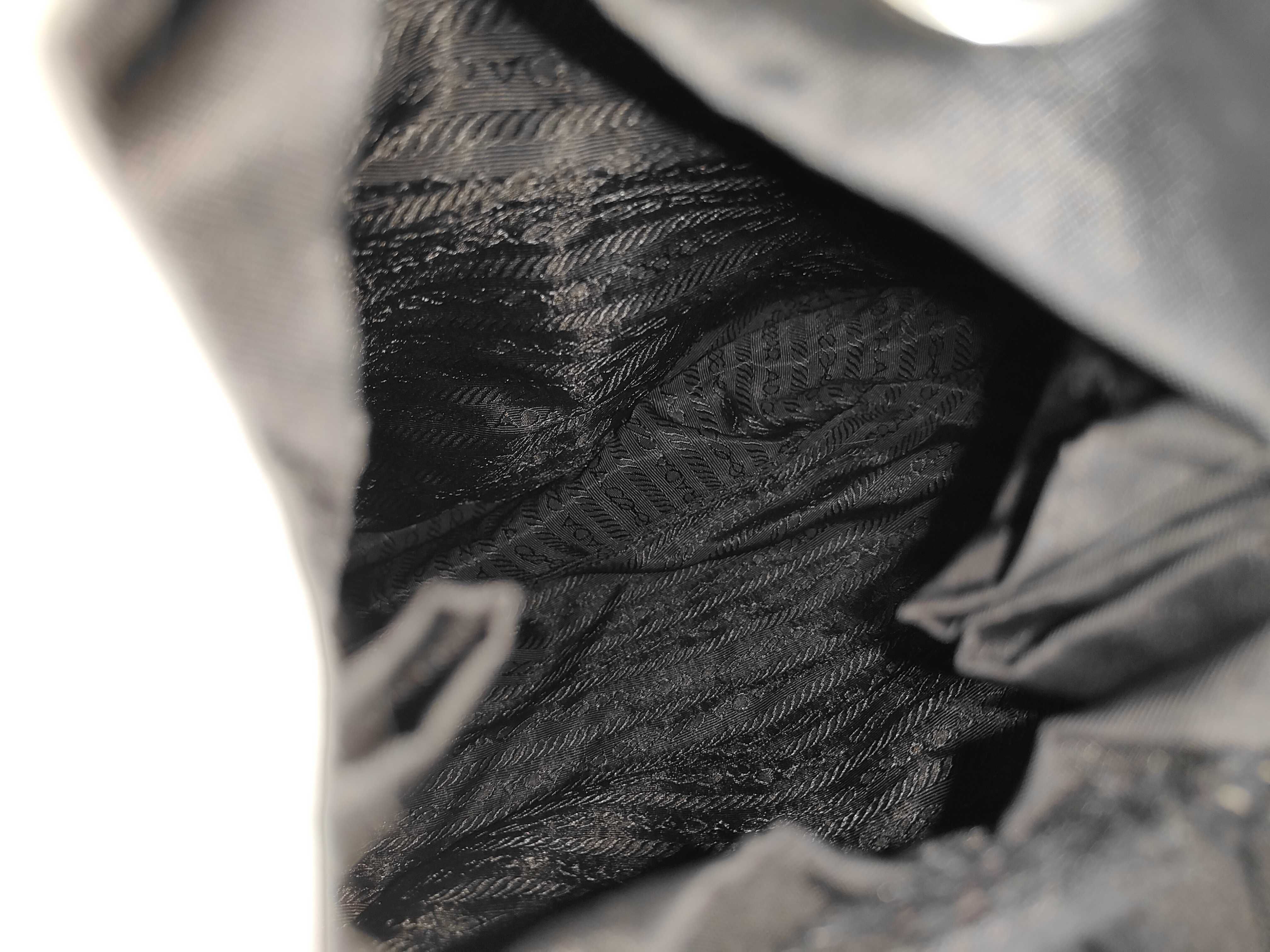 Nylon Triangle Logo Backpack — view 8