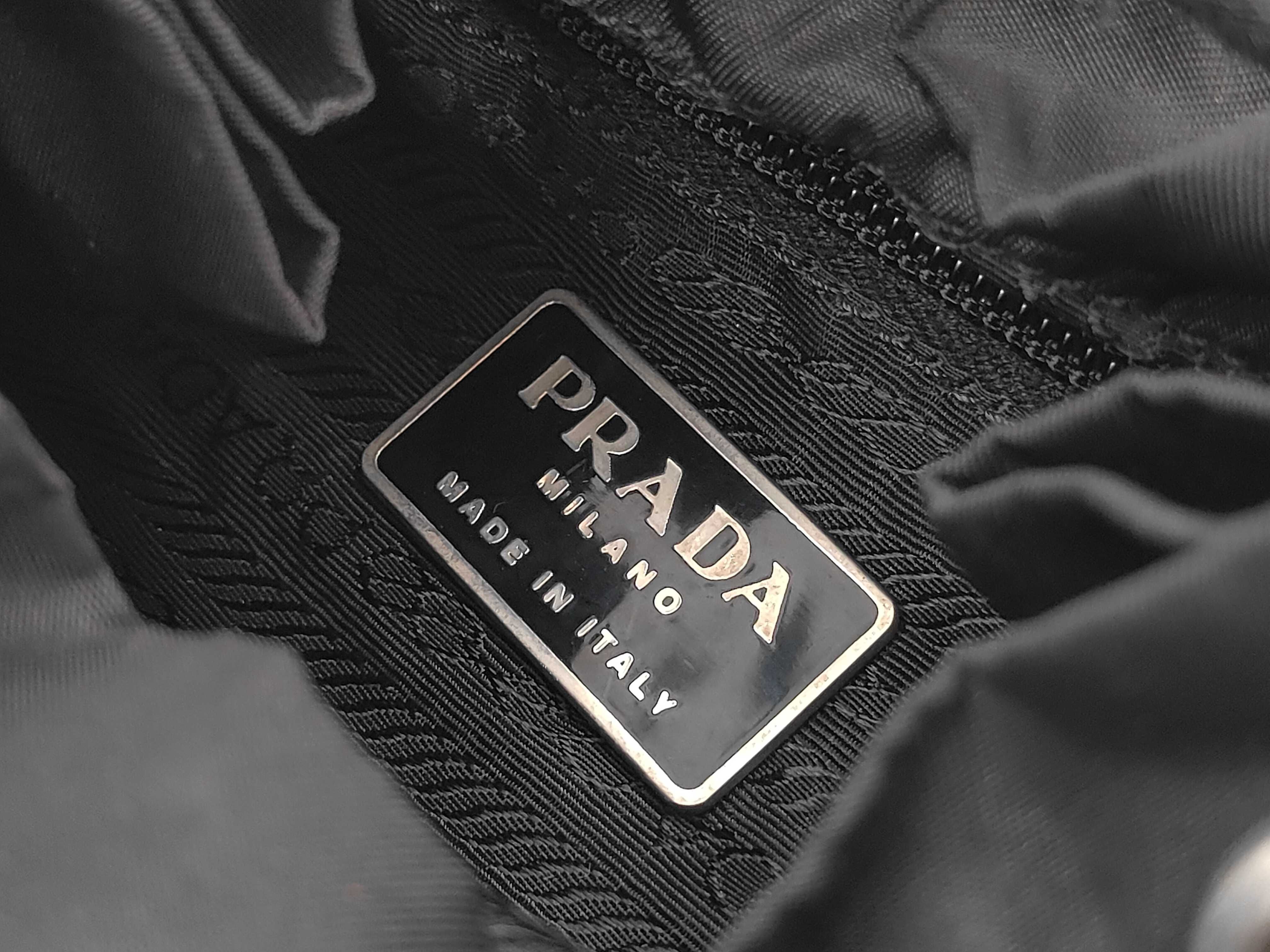 Nylon Triangle Logo Backpack — view 9
