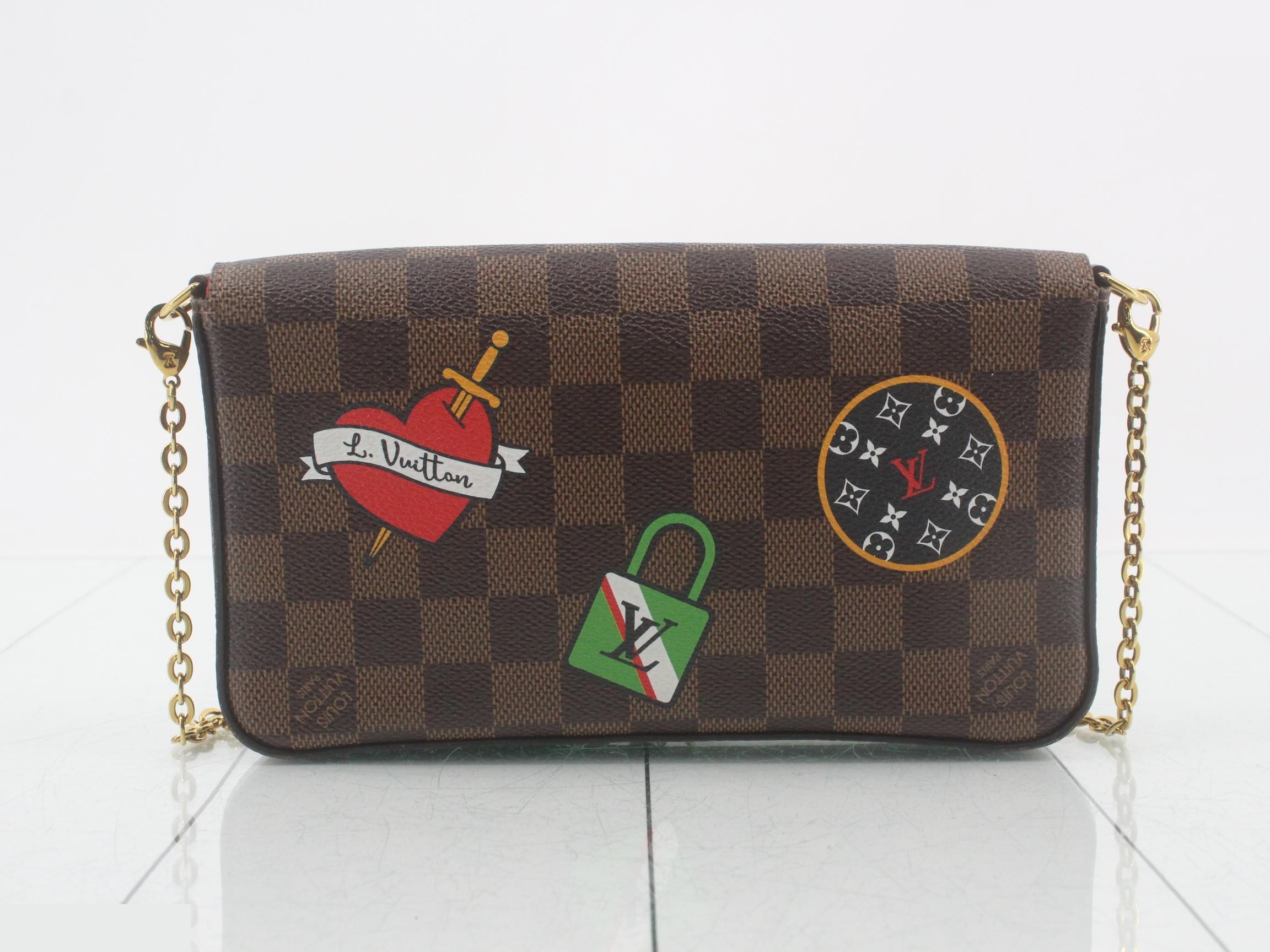 Damier Pochette Felicie GM Shoulder Bag — view 2