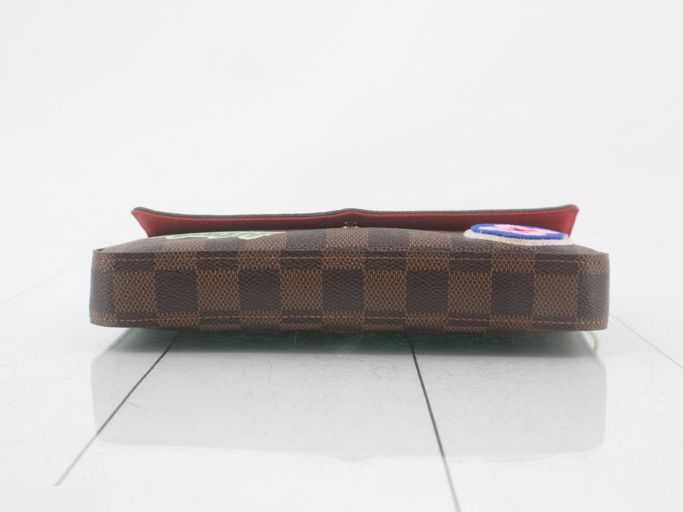 Damier Pochette Felicie GM Shoulder Bag — view 3