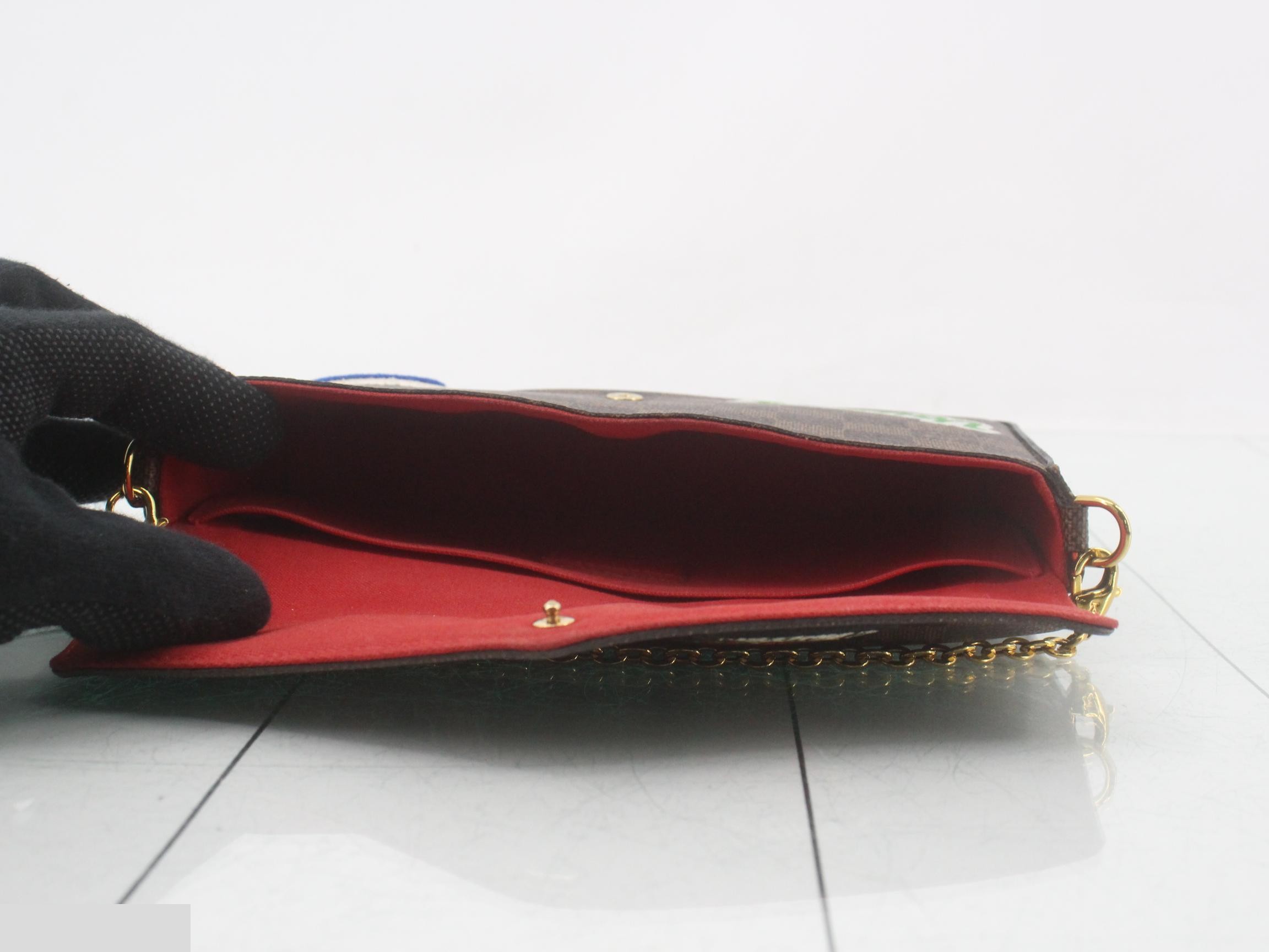 Damier Pochette Felicie GM Shoulder Bag — view 4