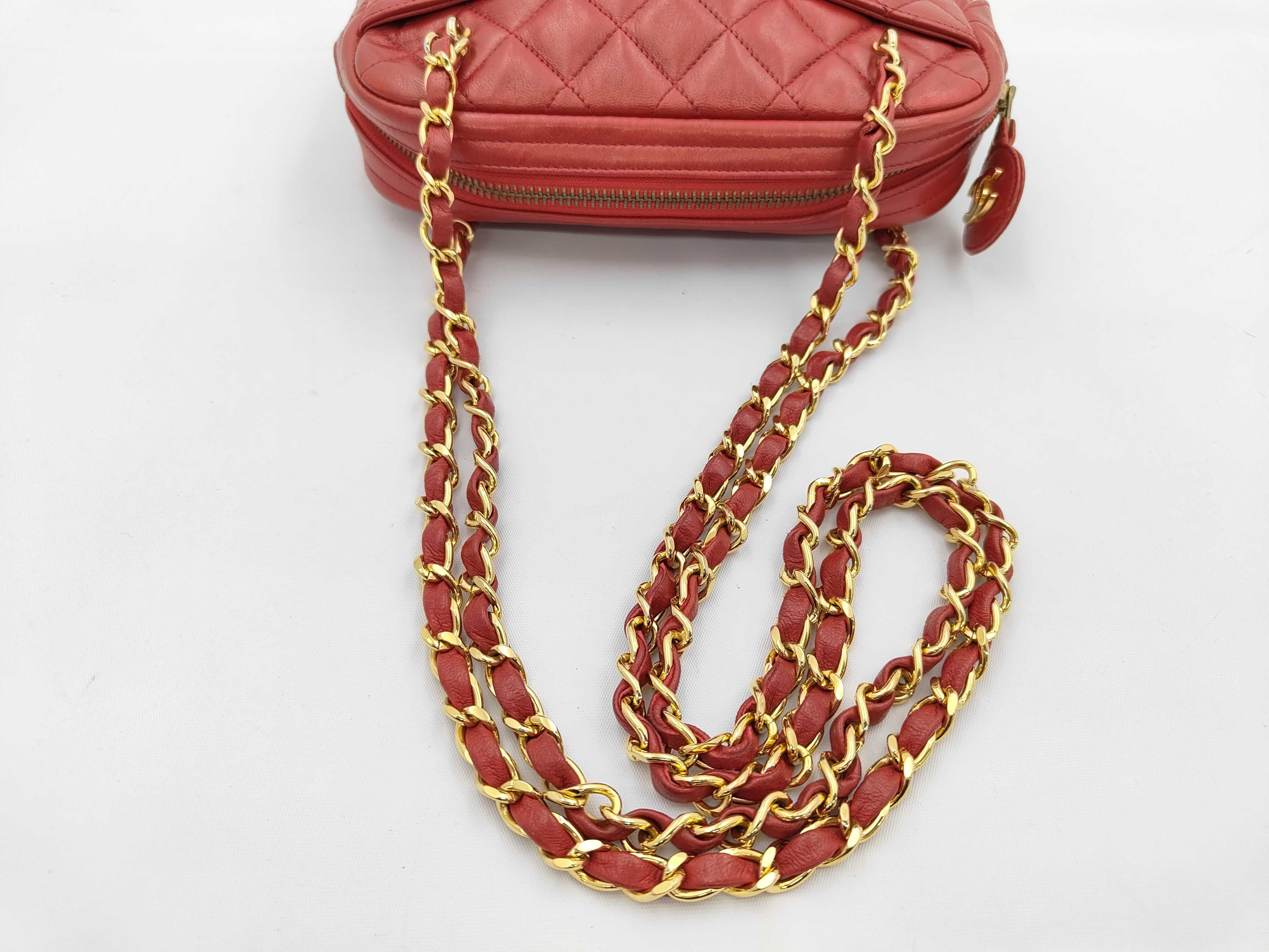 Lambskin Coco Zipper Matelassé Chain Shoulder Bag (Still in original packaging, serial number 1) — view 3