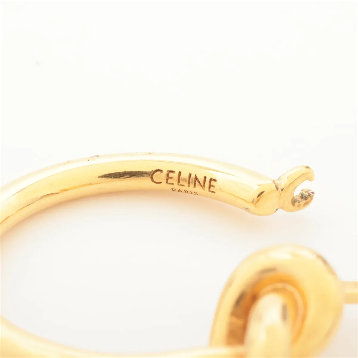 Knot SCA1233 Hoop Earrings, GP Gold. Shows — view 5