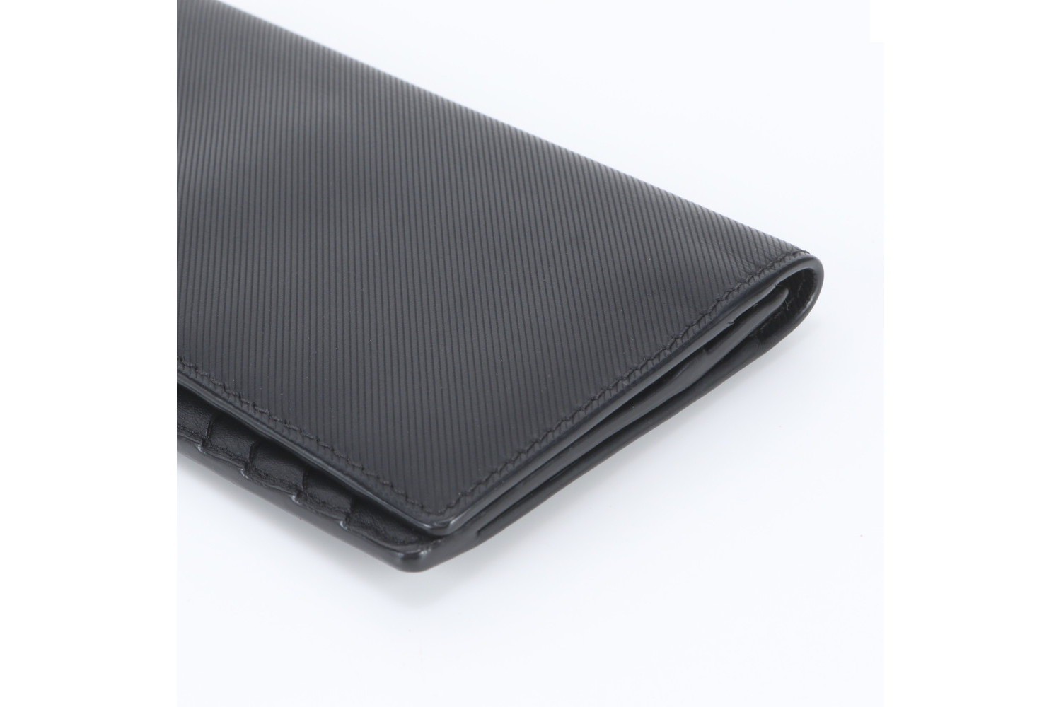 Leather long wallet, bi-fold wallet — view 3