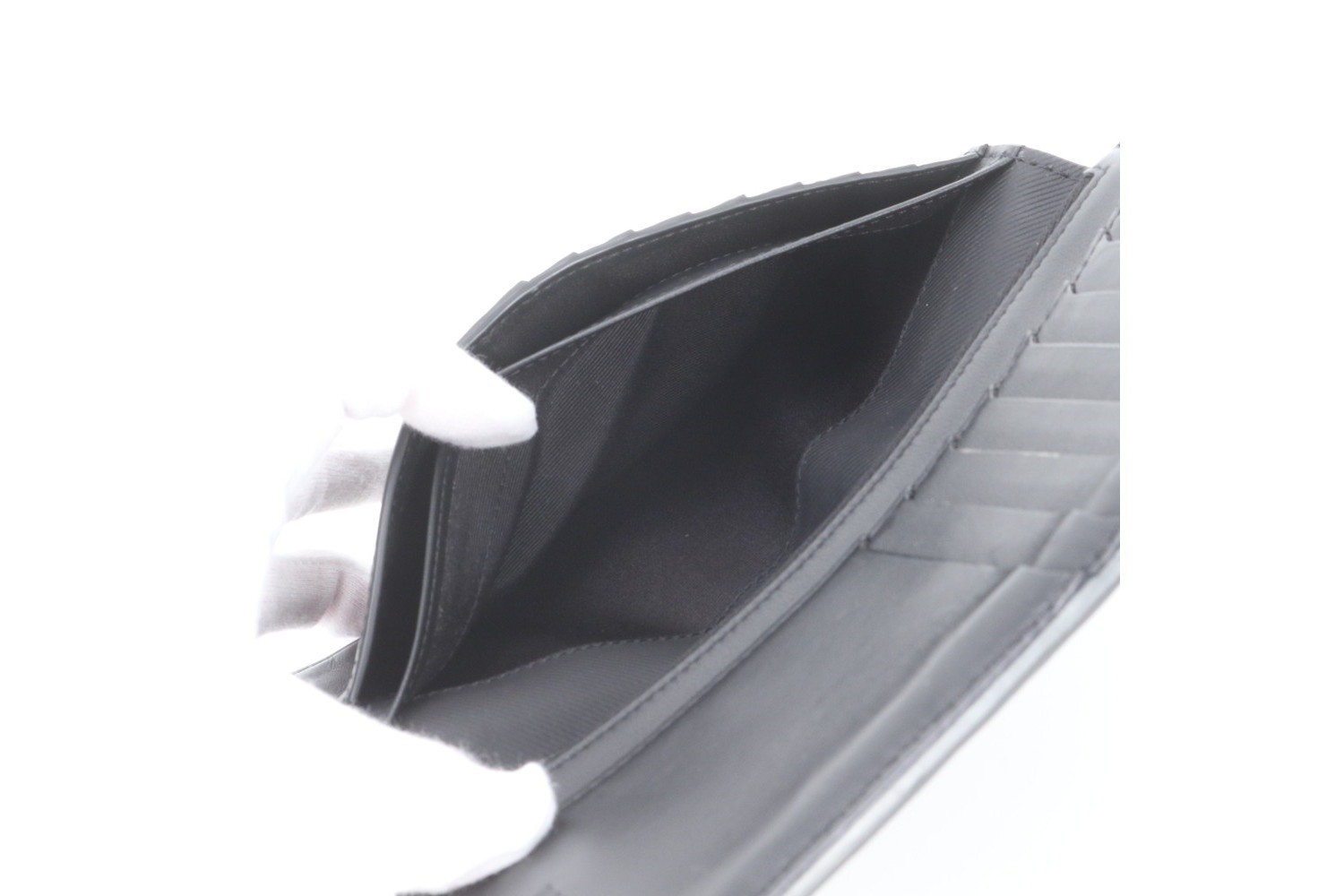 Leather long wallet, bi-fold wallet — view 7