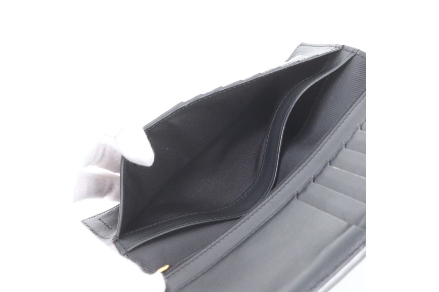 Leather long wallet, bi-fold wallet — view 8