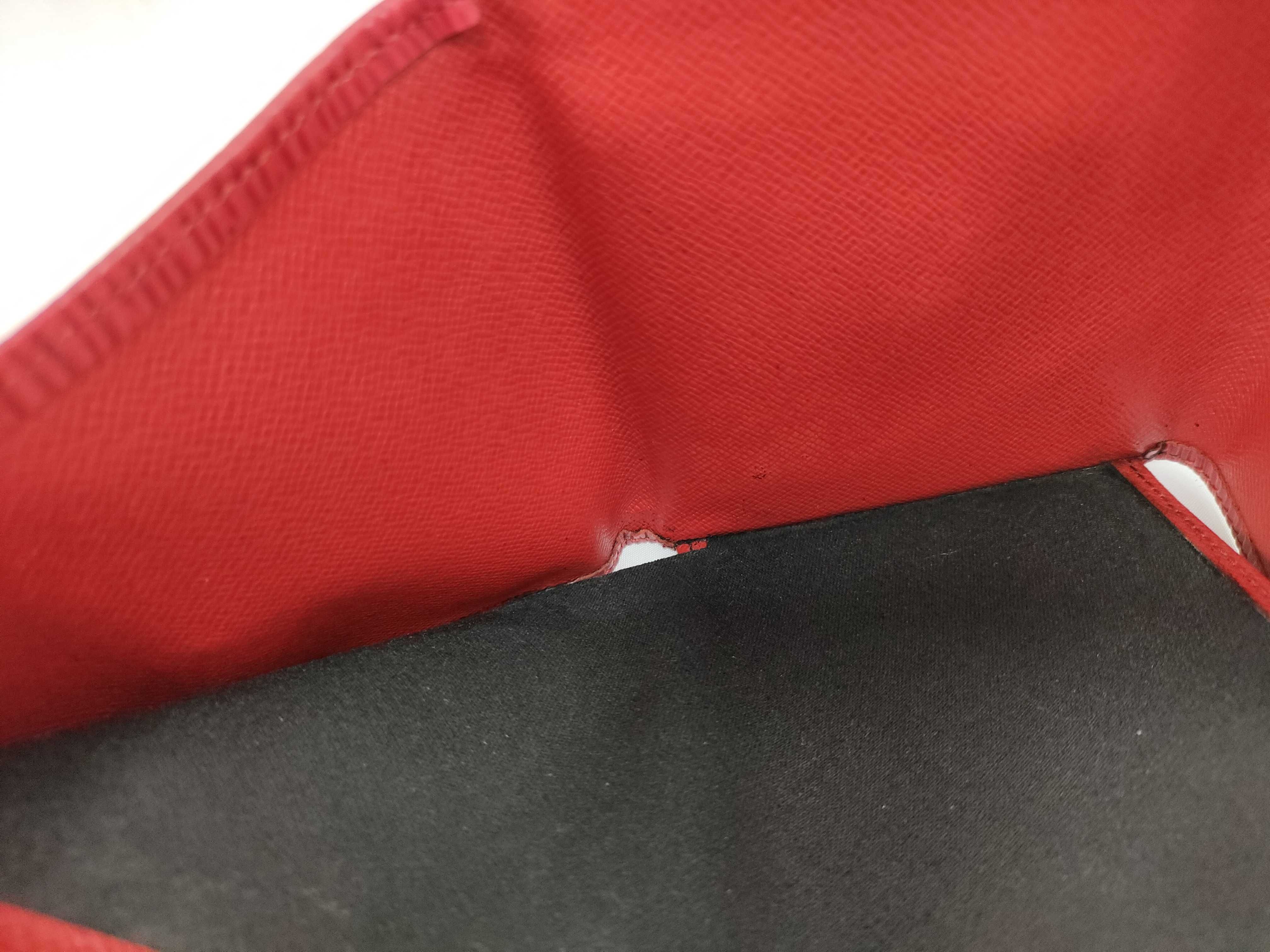 Epi LV Epi Portemonnaie Billet Carte Credit M63487 Red Wallet — view 15