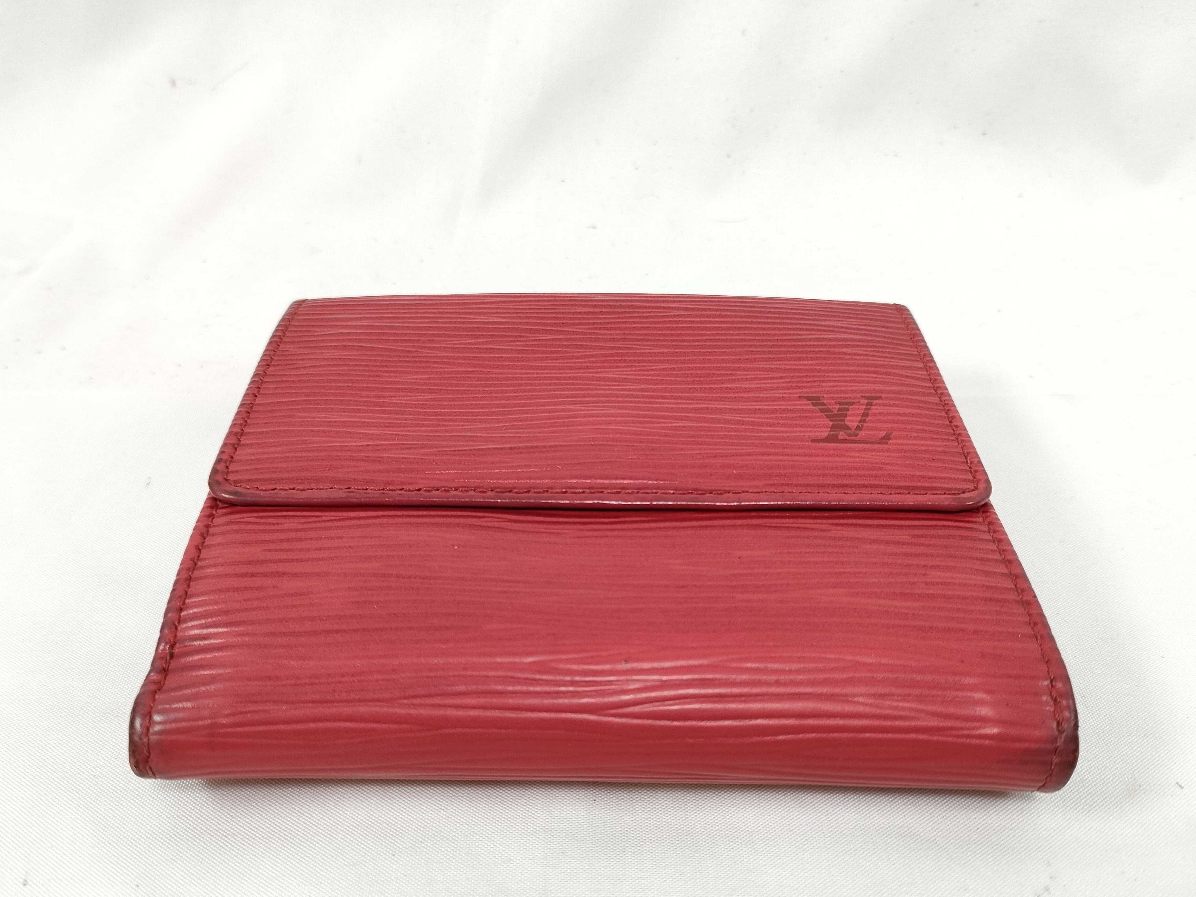 Epi LV Epi Portemonnaie Billet Carte Credit M63487 Red Wallet — view 5