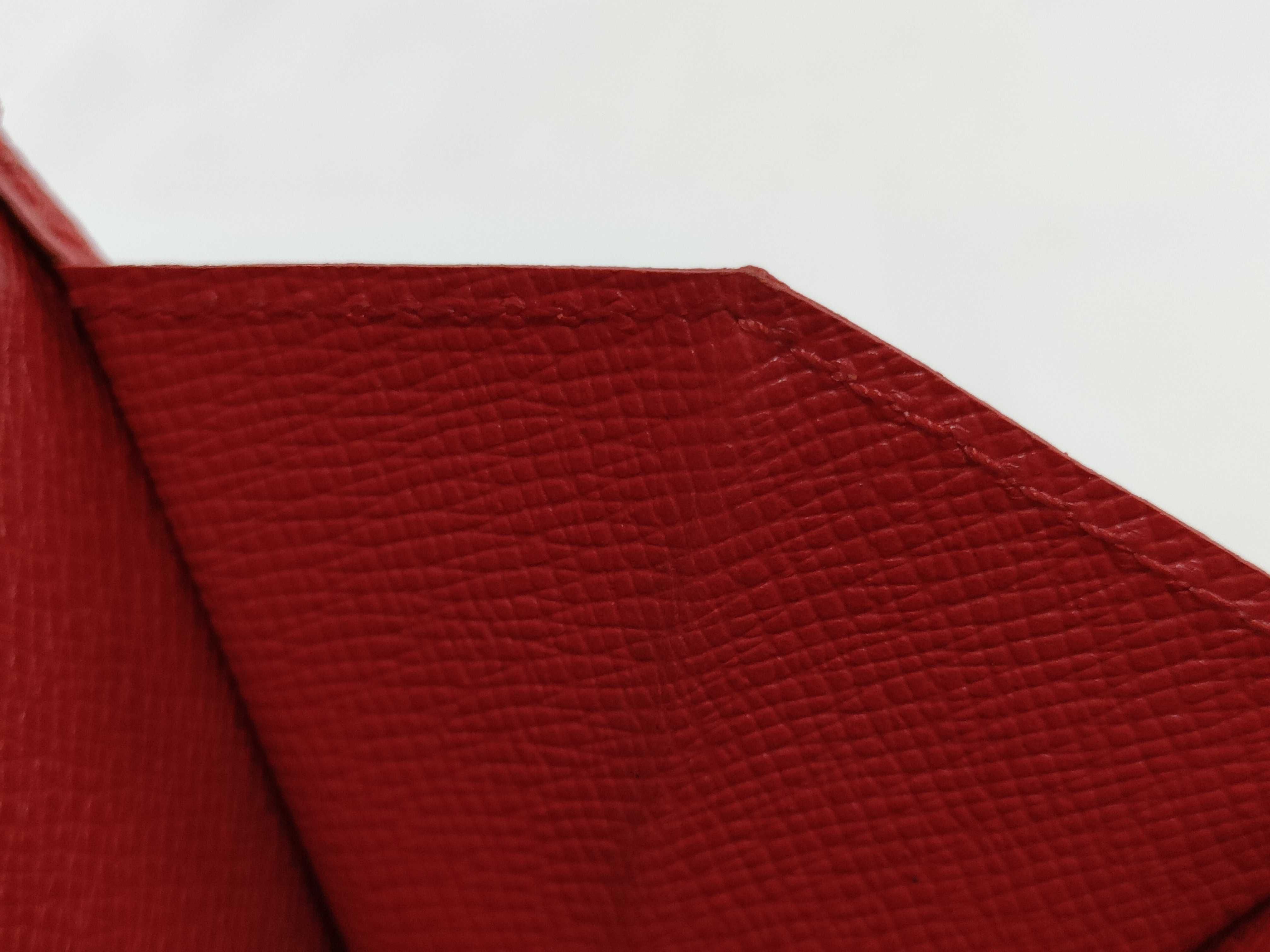 Epi LV Epi Portemonnaie Billet Carte Credit M63487 Red Wallet — view 10