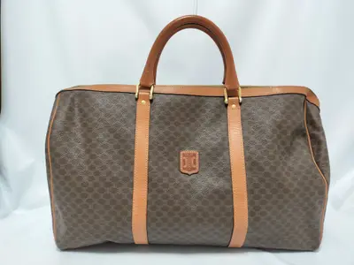 SL4 Boston Bag, Macadam Pattern Boston Bag